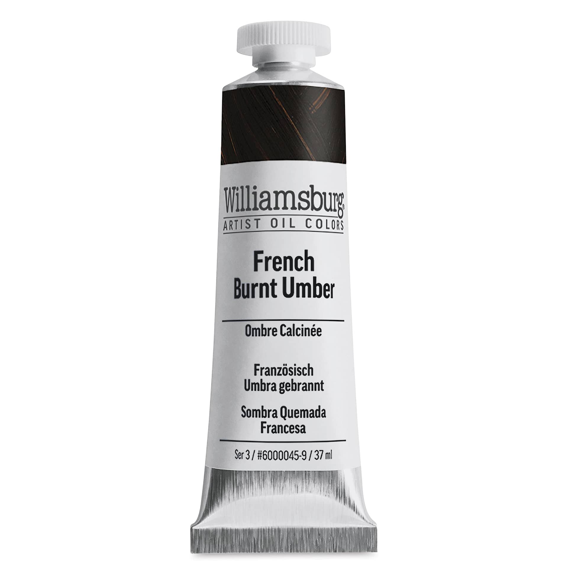 Williamsburg Handmade Oil Paint - French Burnt Umber, 37 ml tube