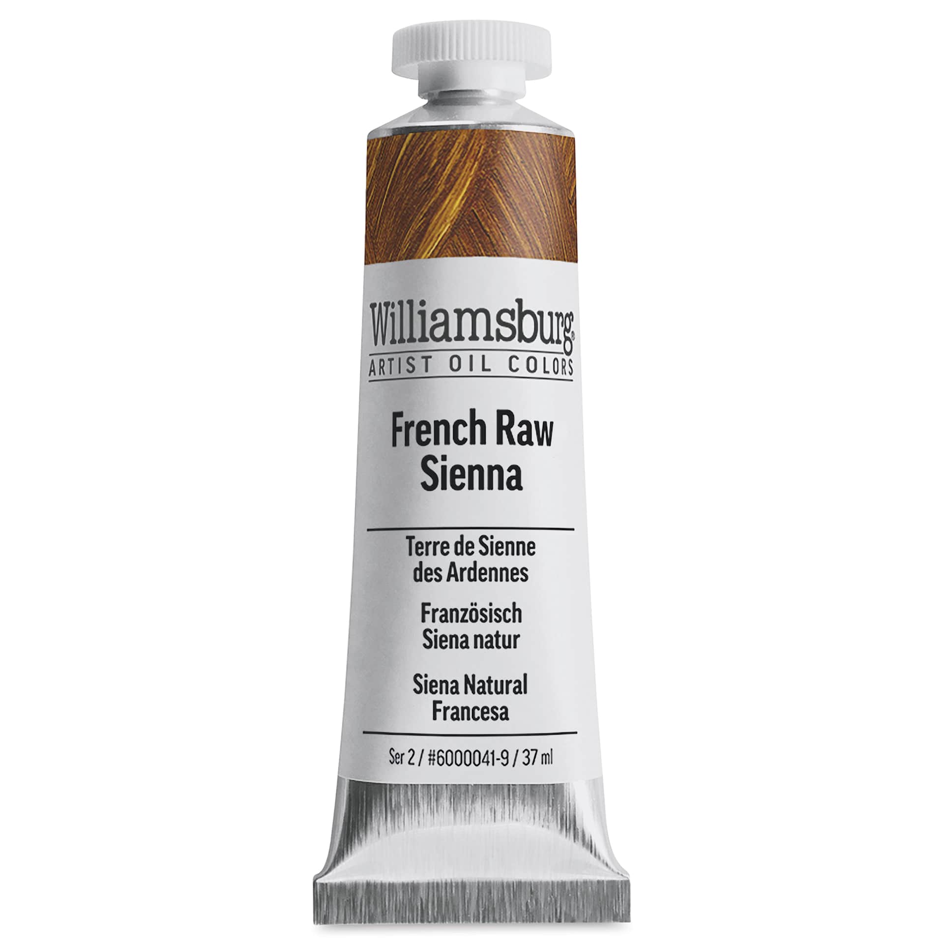 Williamsburg Handmade Oil Paint - French Raw Sienna, 37 ml tube