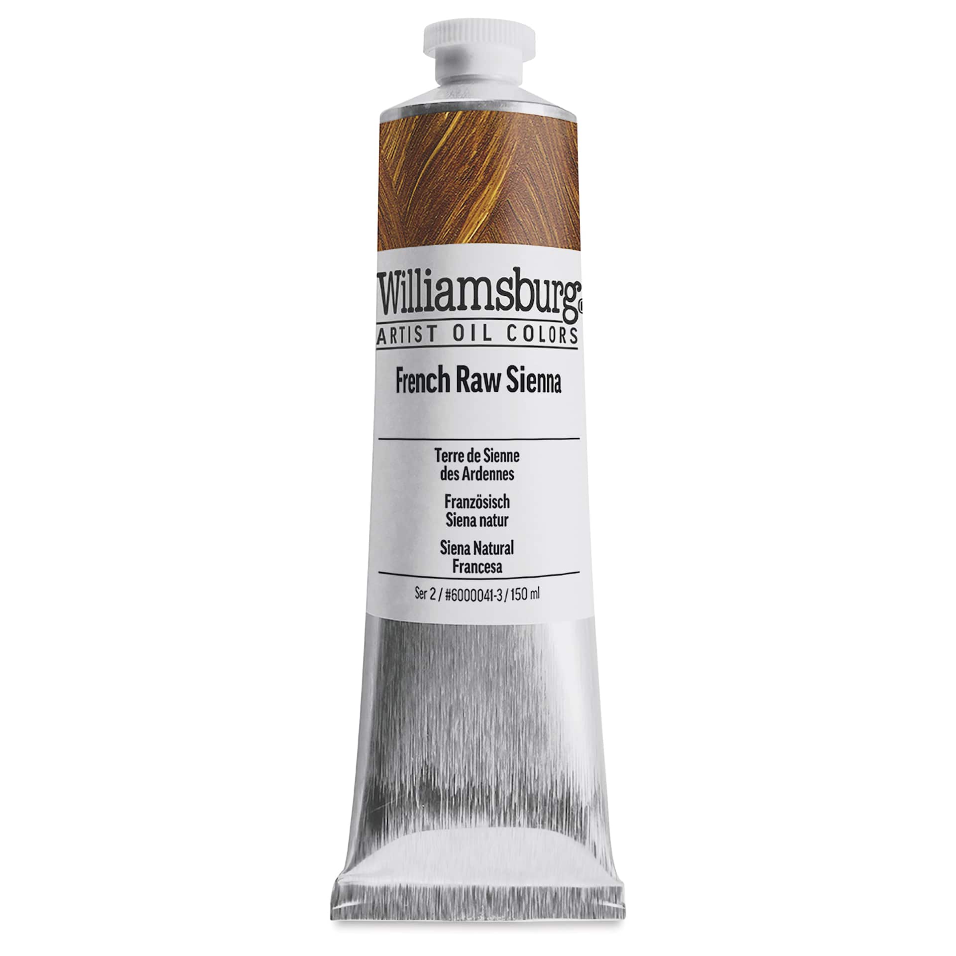 Williamsburg Handmade Oil Paint - French Raw Sienna, 150 ml tube