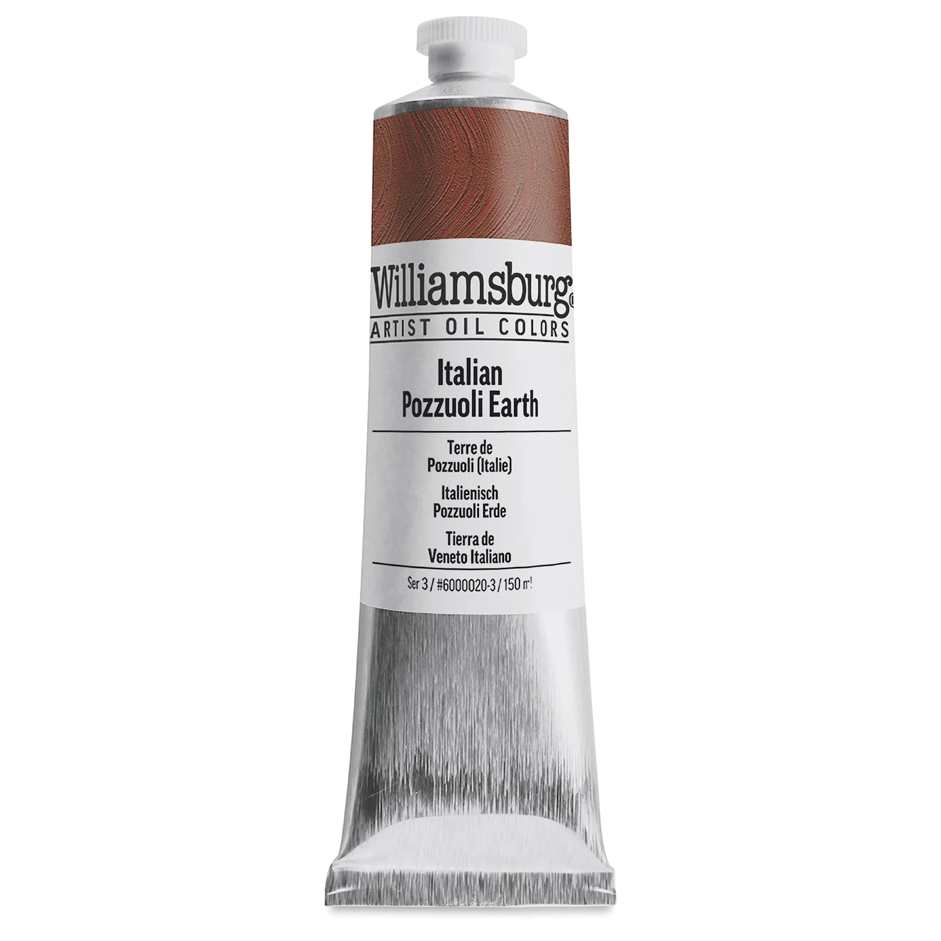 Williamsburg Handmade Oil Paint - Italian Pozzuoli Earth, 150 ml tube