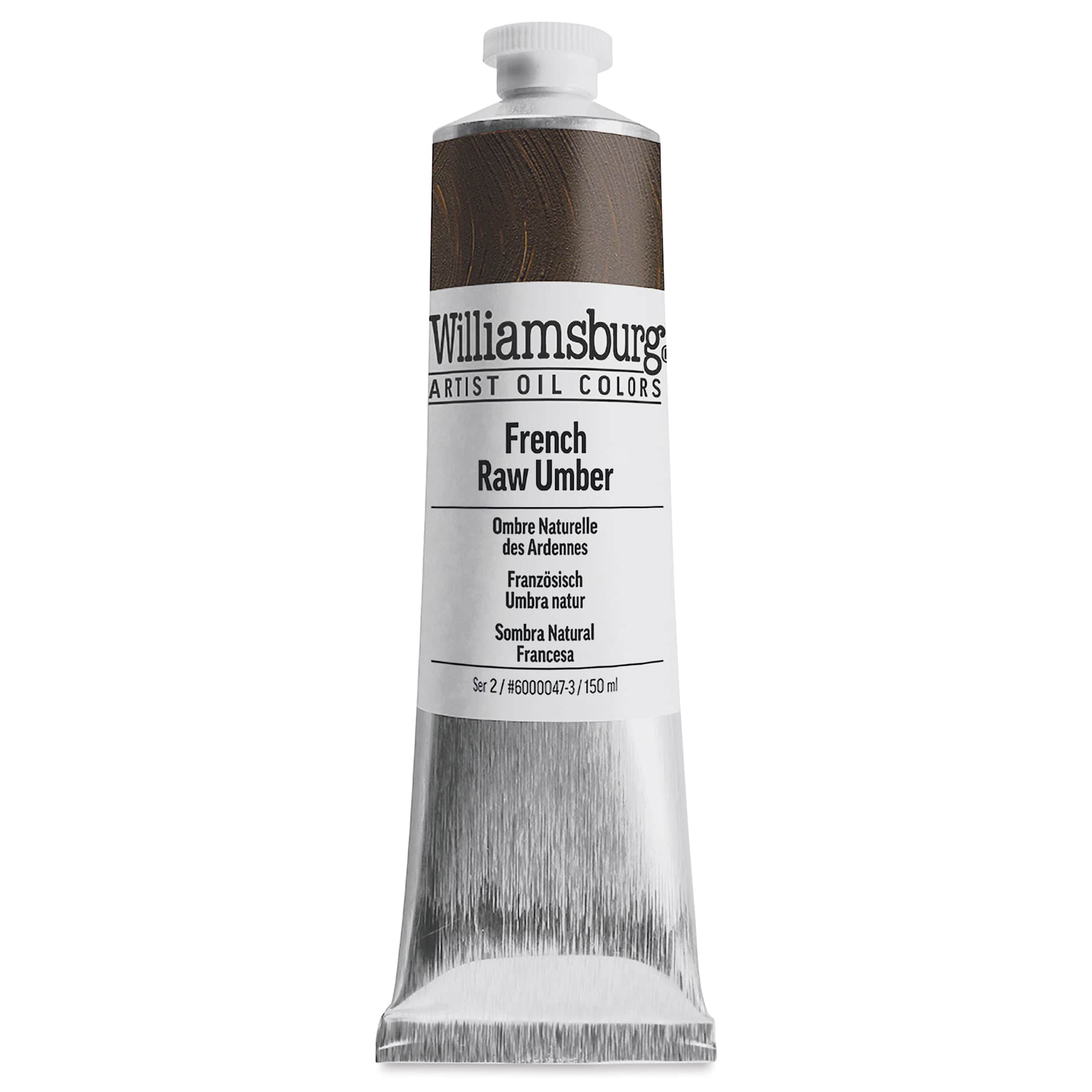 Williamsburg Handmade Oil Paint - French Raw Umber, 150 ml tube