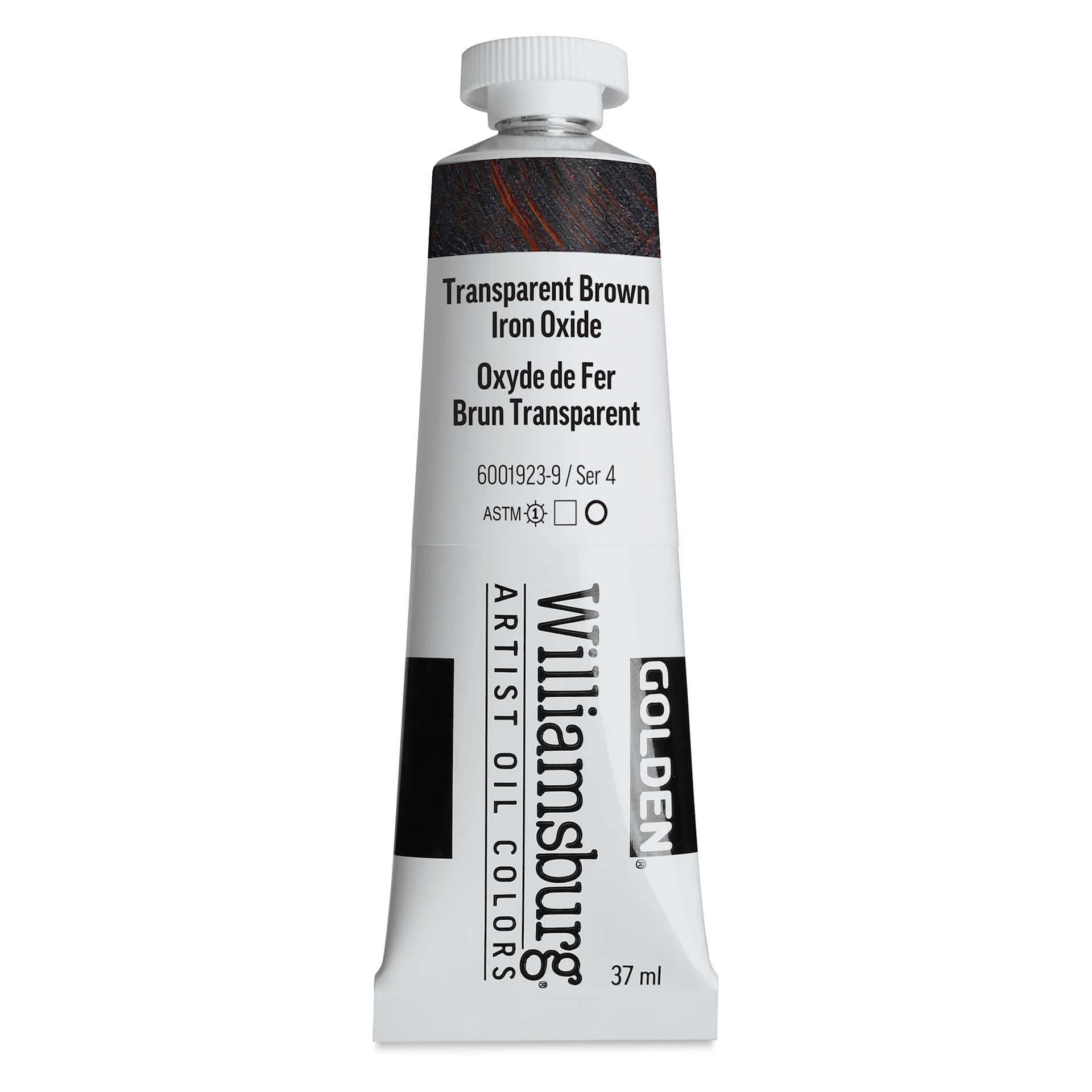 Williamsburg Oil - Transparent Brown Iron Oxide, 37 ml tube