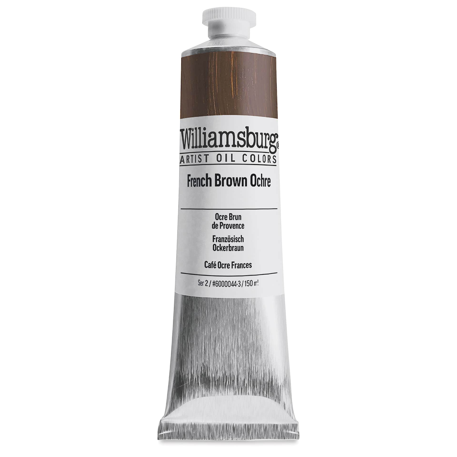 Williamsburg Handmade Oil Paint - French Brown Ochre, 150 ml tube