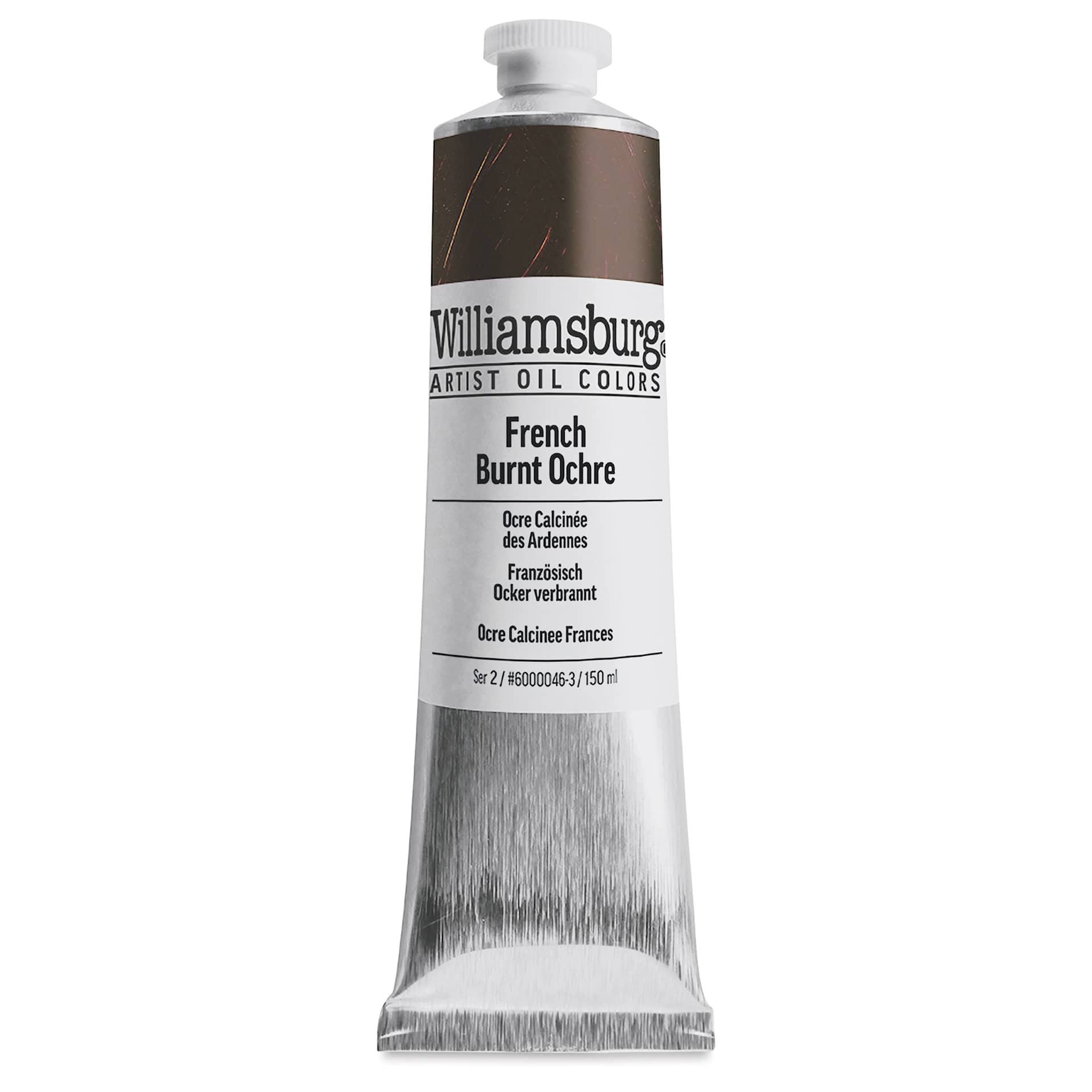 Williamsburg Handmade Oil Paint - French Burnt Ochre, 150 ml tube