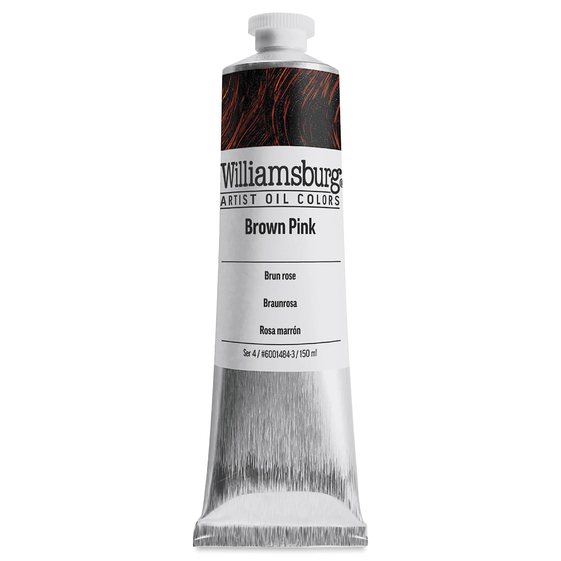 Williamsburg Handmade Oil Paint - Brown Pink, 150 ml tube