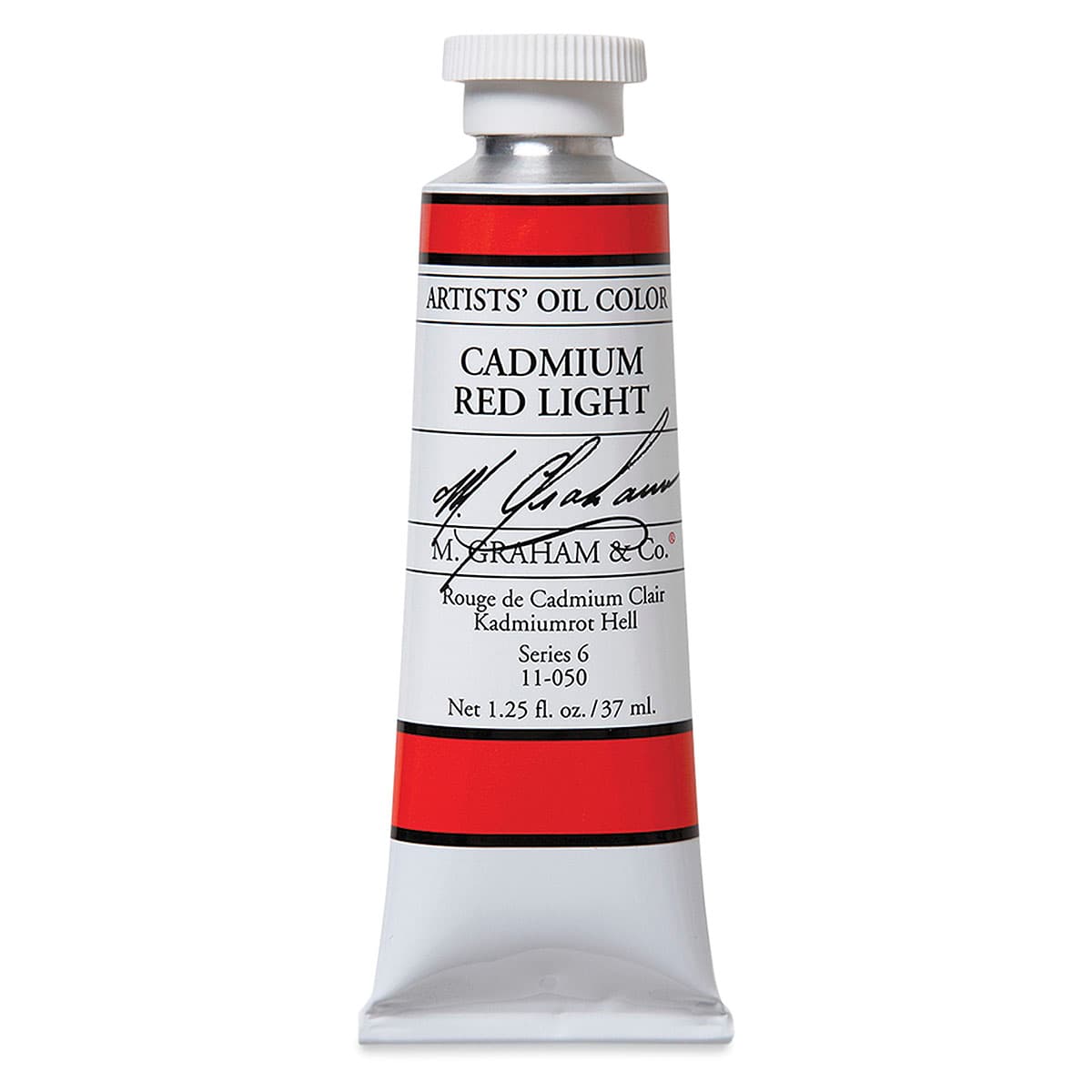 M. Graham Artists' Oil Color - Cadmium Red Light, 37 ml tube