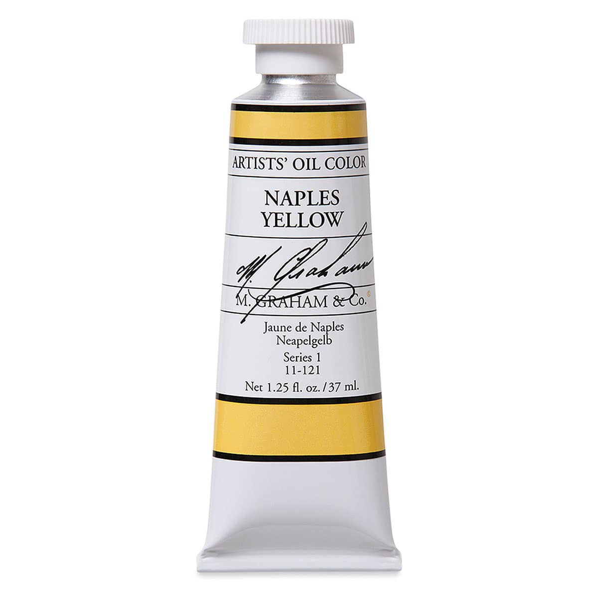 M. Graham Artists' Oil Color - Naples Yellow, 37 ml tube