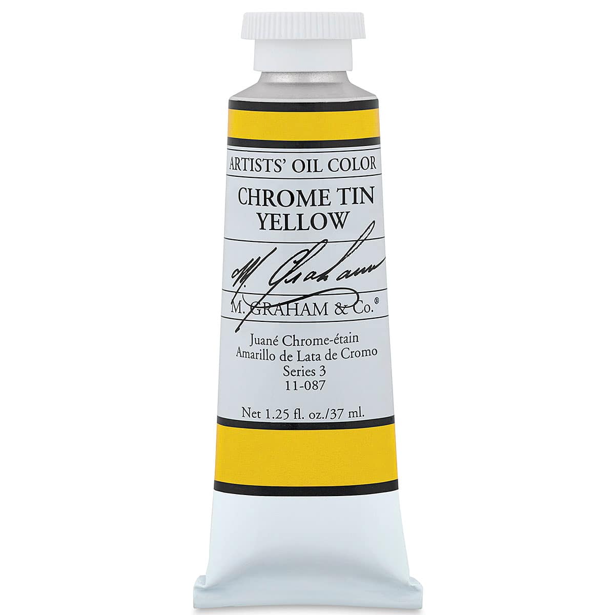M. Graham Artists' Oil Color - Chrome Tin Yellow, 37 ml tube