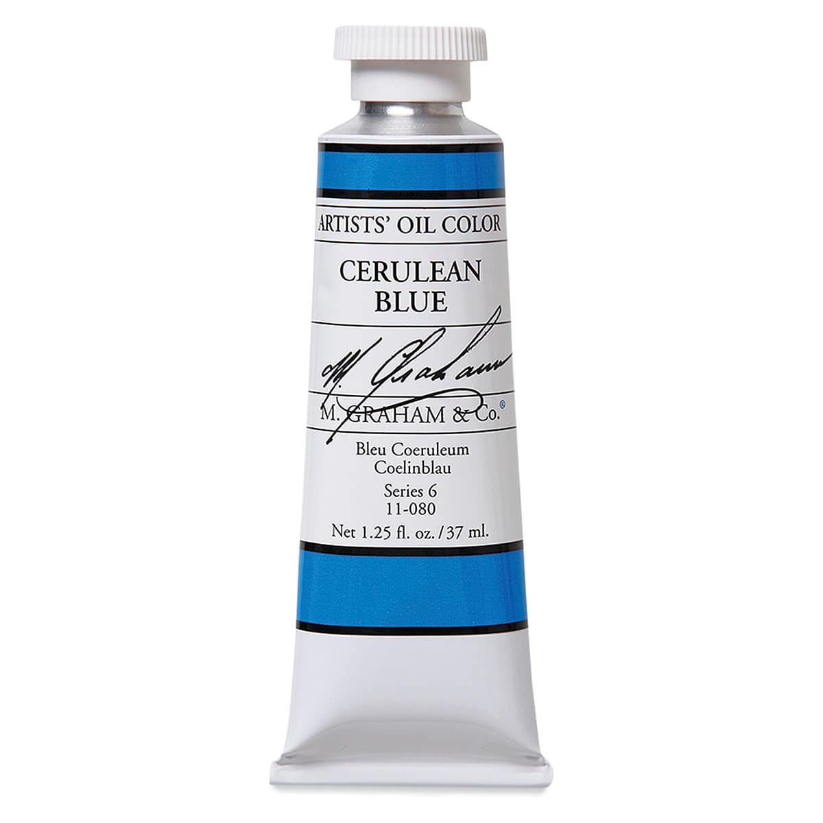 M. Graham Artists' Oil Color - Cerulean Blue, 37 ml tube