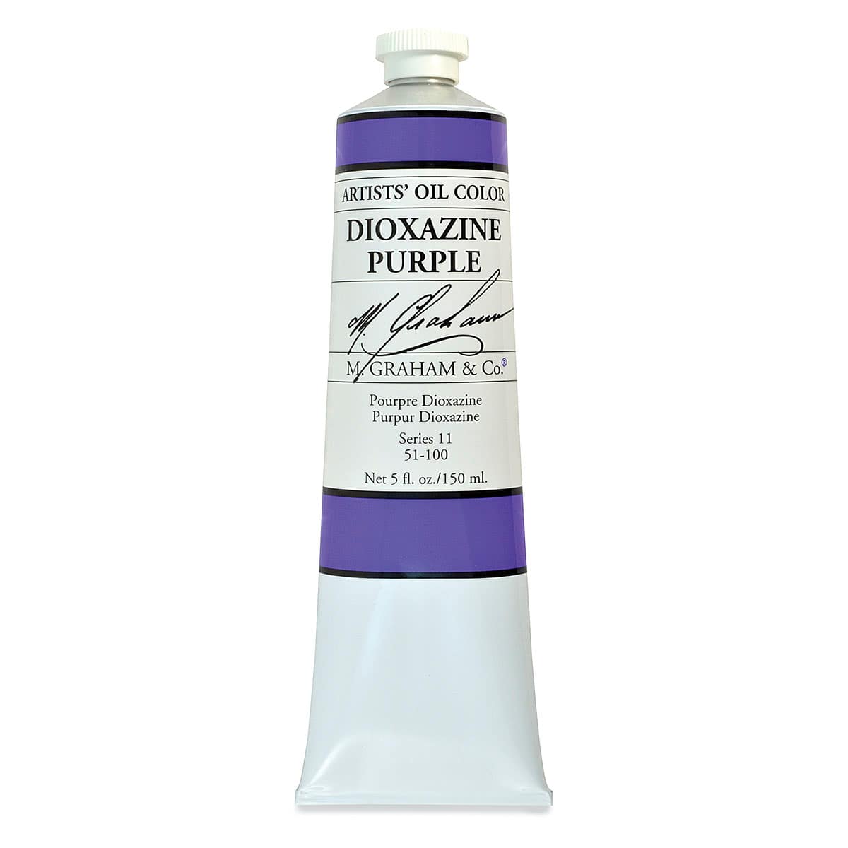 M. Graham Artists' Oil Color - Dioxazine Purple, 148 ml tube
