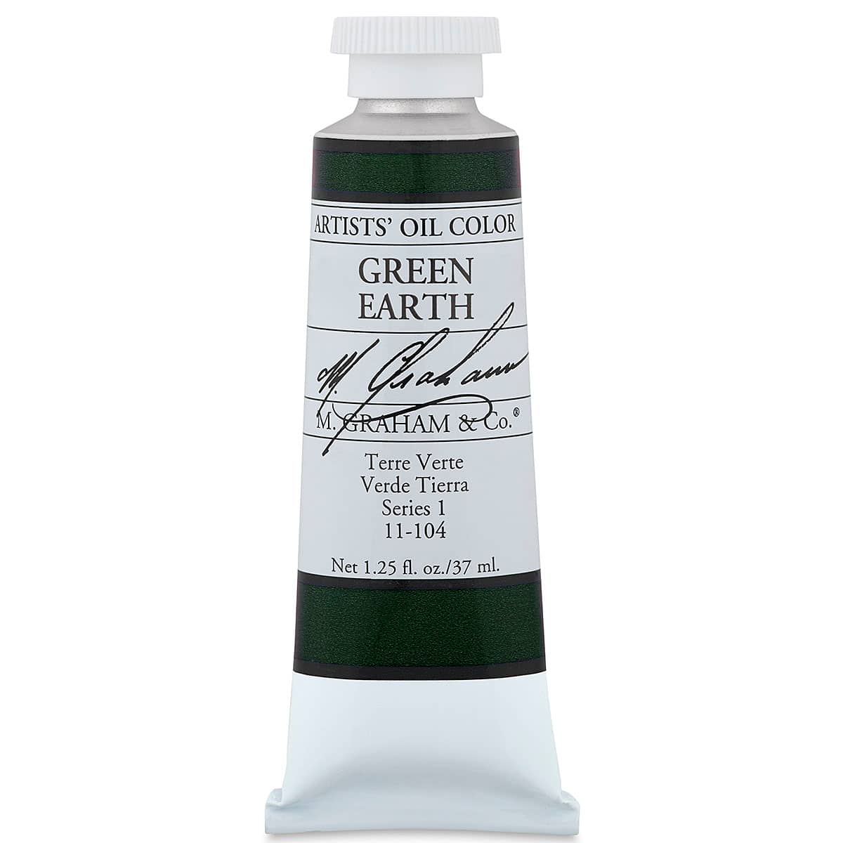 M. Graham Artists' Oil Color - Green Earth, 37 ml tube