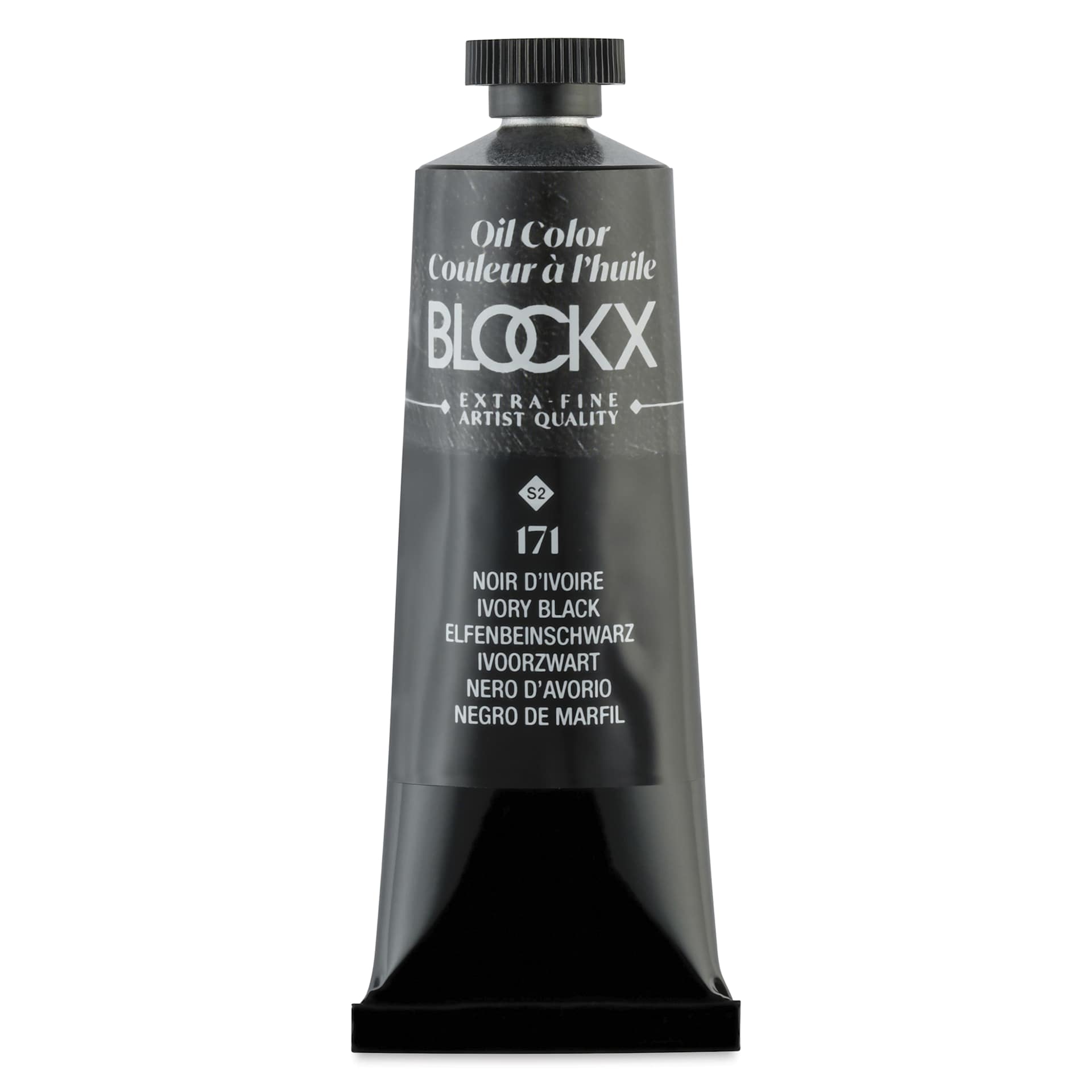 Blockx Artist Oil Color - Ivory Black, 35 ml tube