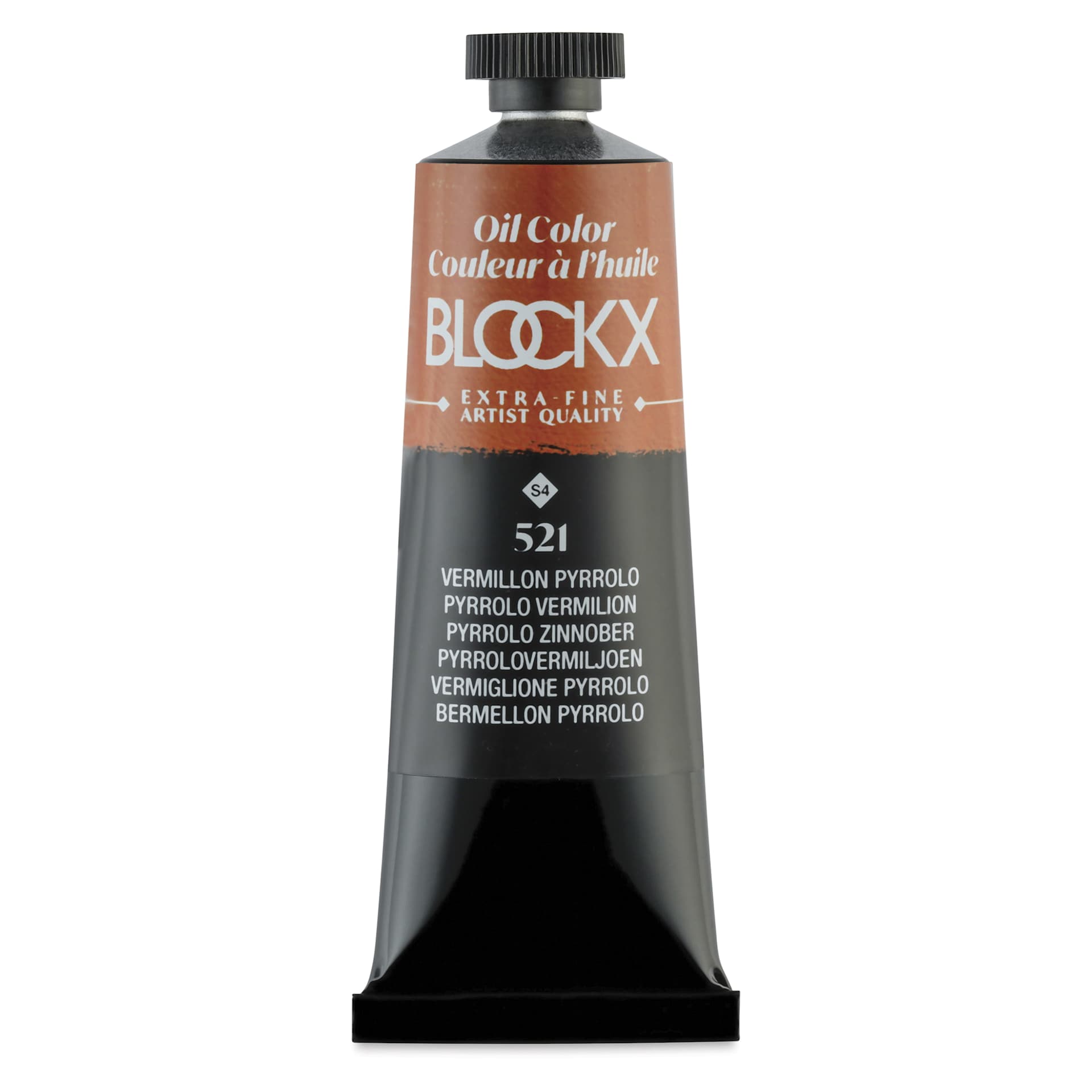 Blockx Artist Oil Color - Pyrrolo Vermilion, 35 ml tube