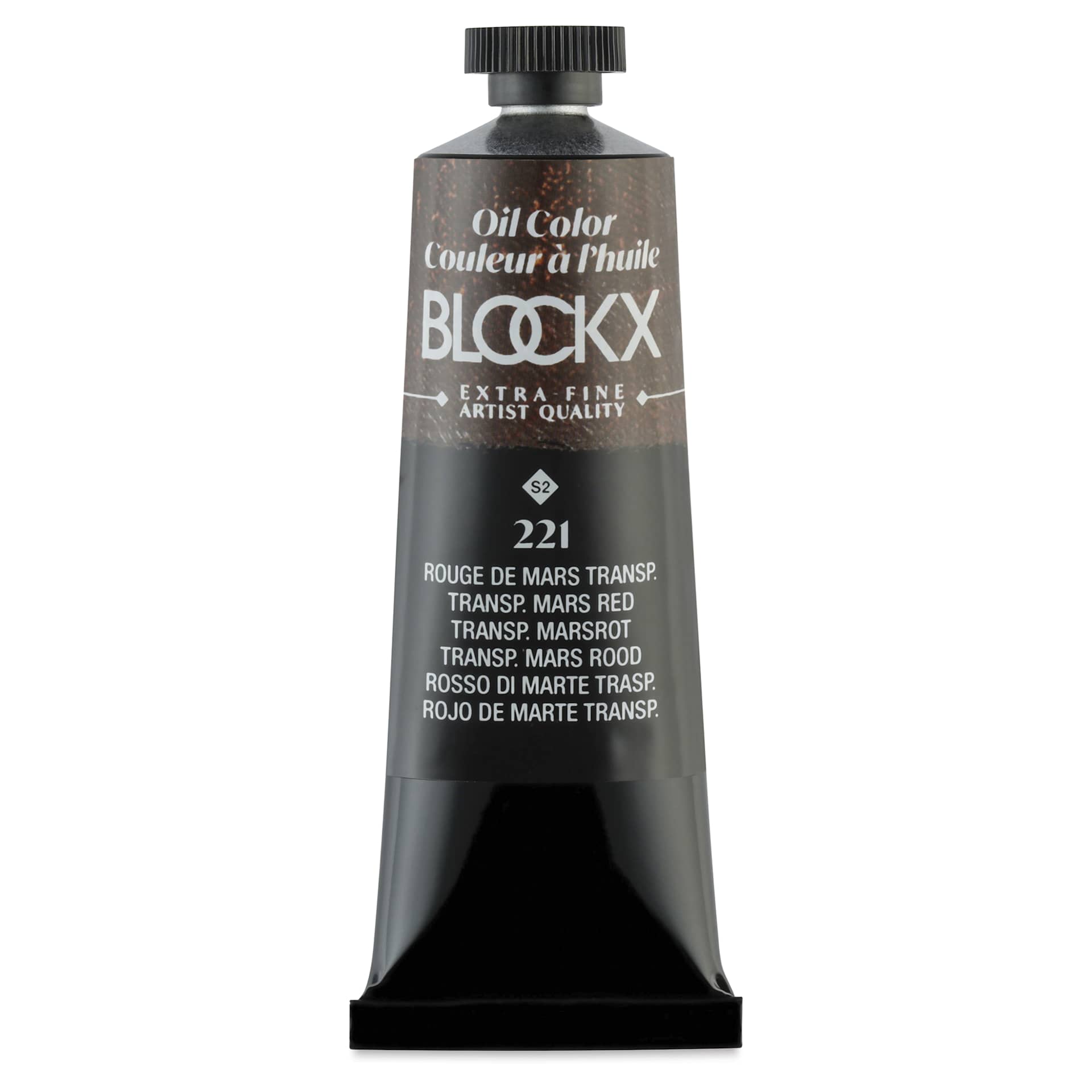 Blockx Artist Oil Color - Transparent Mars Red, 35 ml tube