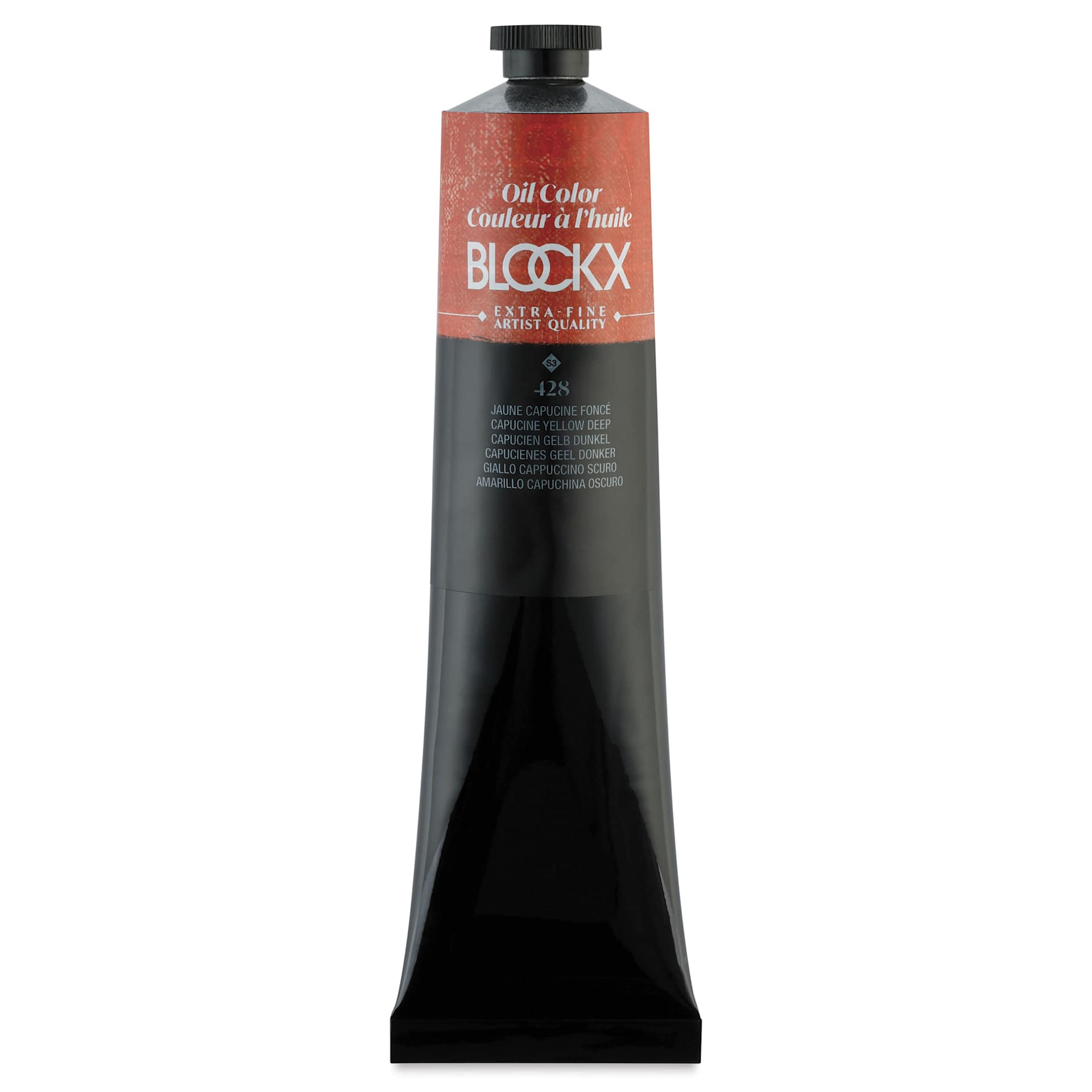 Blockx Artist Oil Color - Capucine Yellow Deep, 200 ml tube