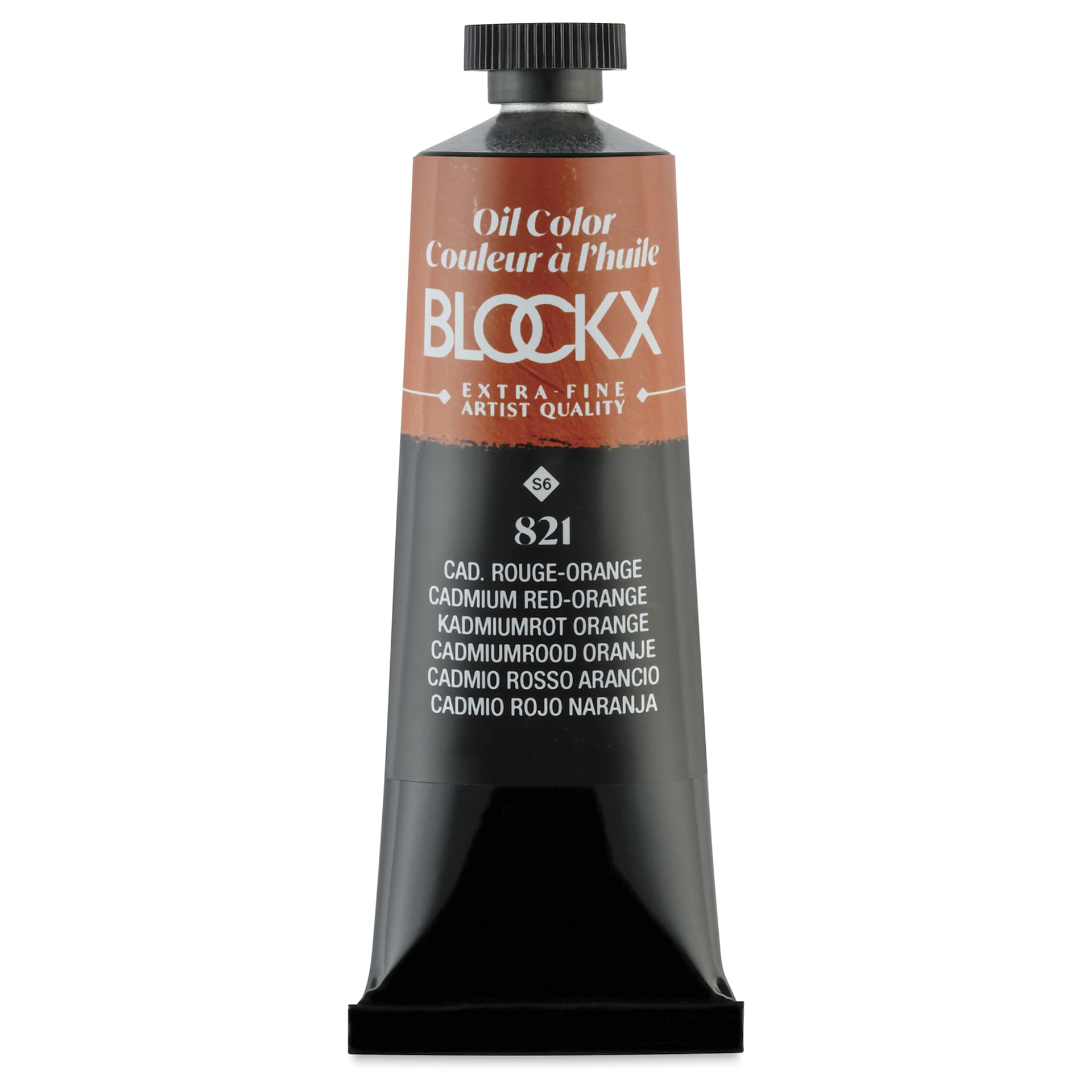 Blockx Artist Oil Color - Cadmium Red Orange, 35 ml tube