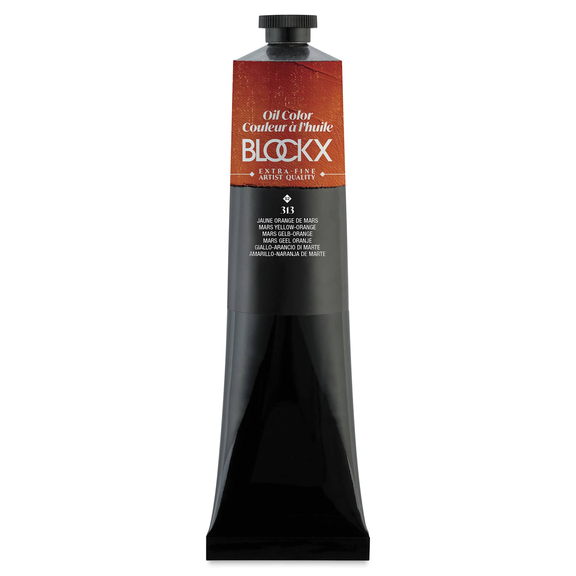 Blockx Artist Oil Color - Mars Yellow Orange, 200 ml tube