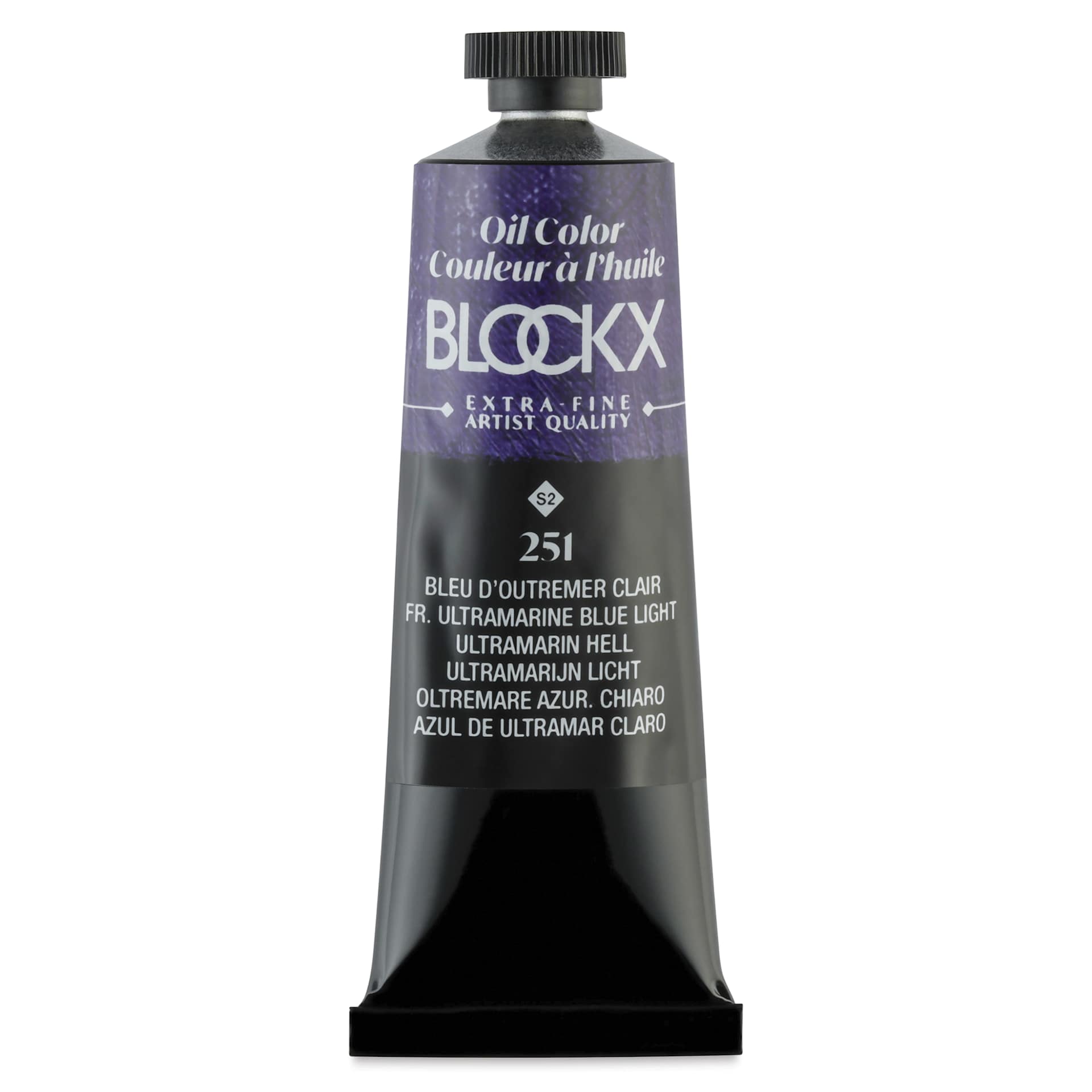 Blockx Artist Oil Color - French Ultramarine Blue Light, 35 ml tube