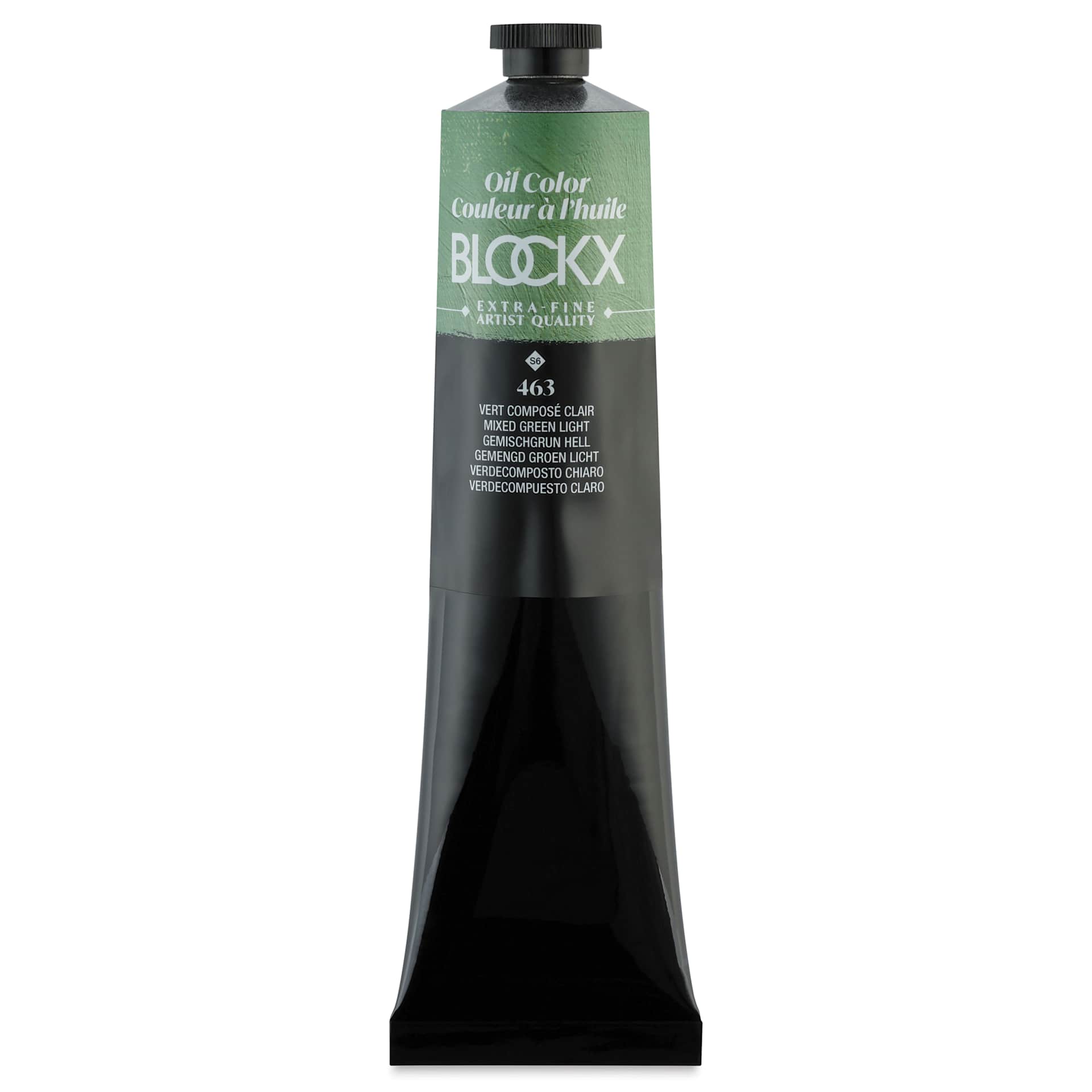 Blockx Artist Oil Color - Mixed Green Light, 200 ml tube