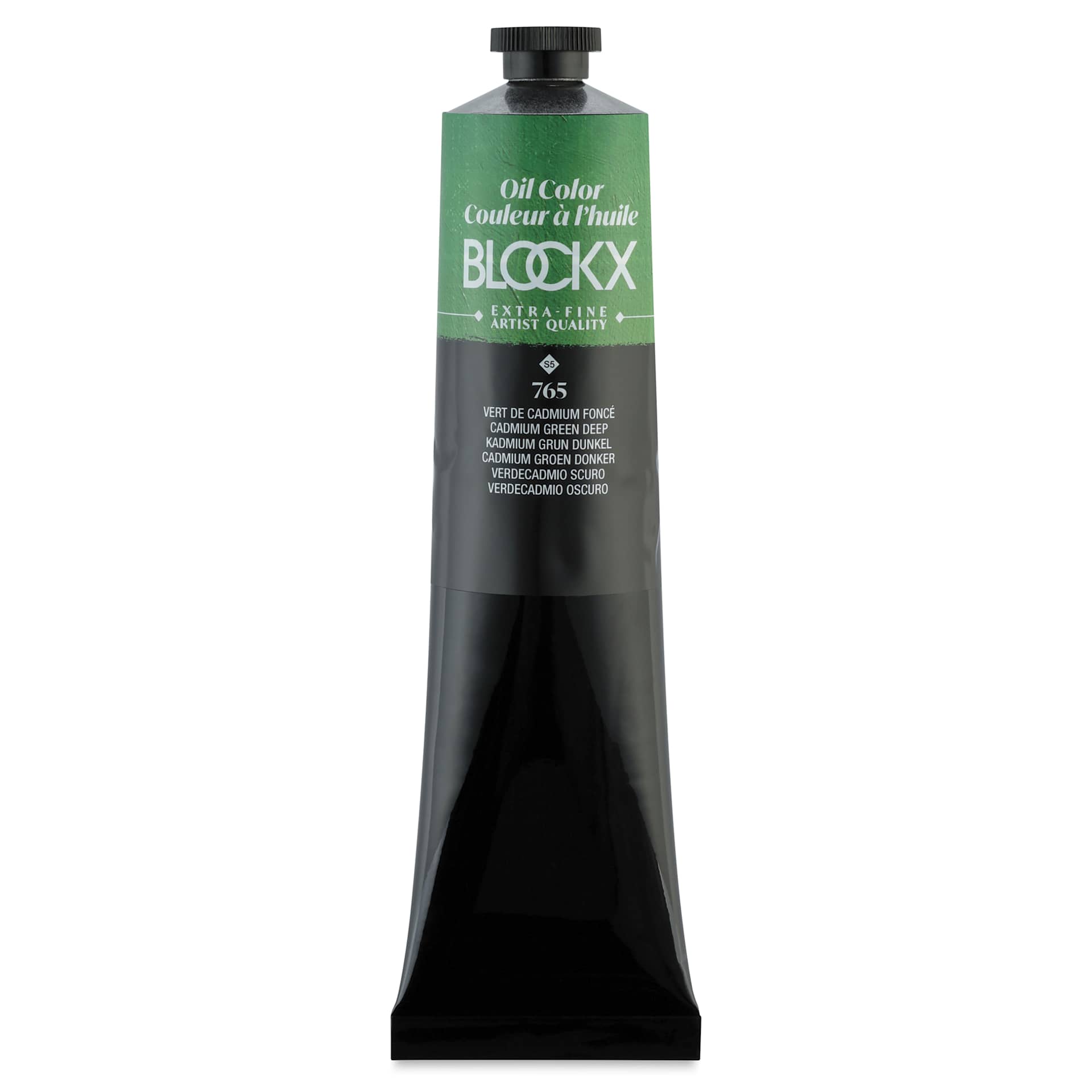 Blockx Artist Oil Color - Cadmium Green Deep, 200 ml tube