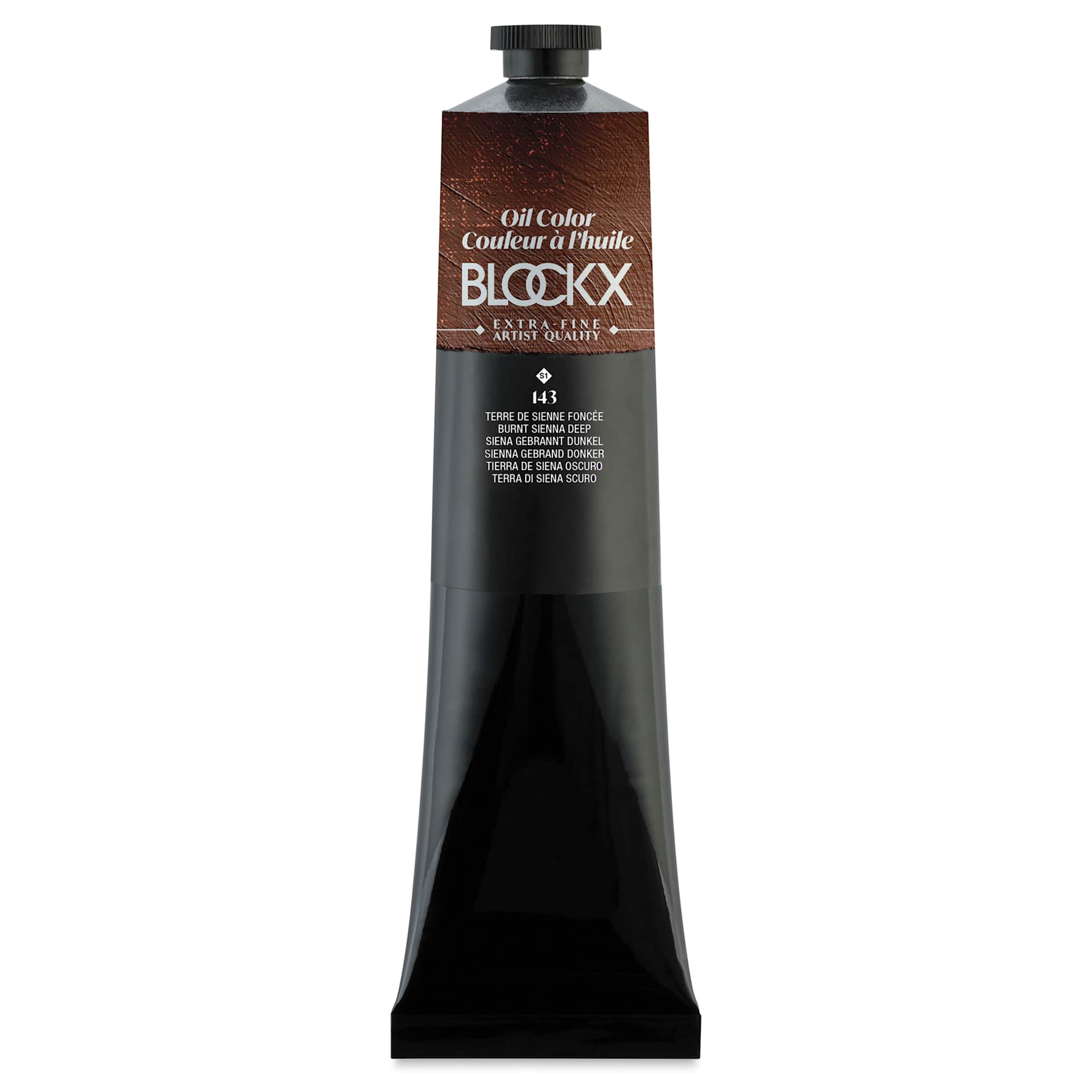Blockx Artist Oil Color - Burnt Sienna Deep, 200 ml tube