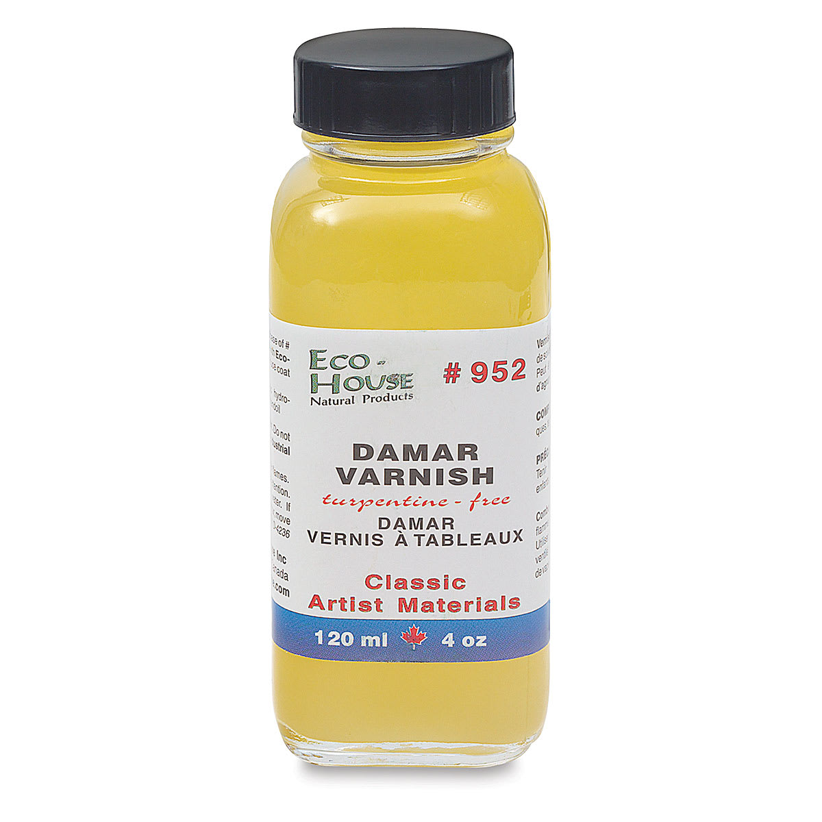 Eco-House Damar Varnish - 4 oz bottle