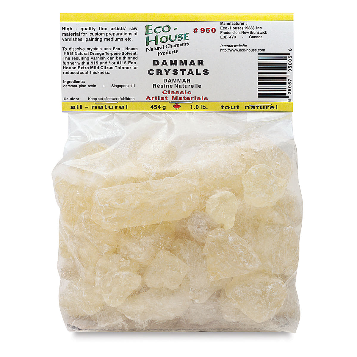 Eco-House Damar Resin - 16 oz Crystals