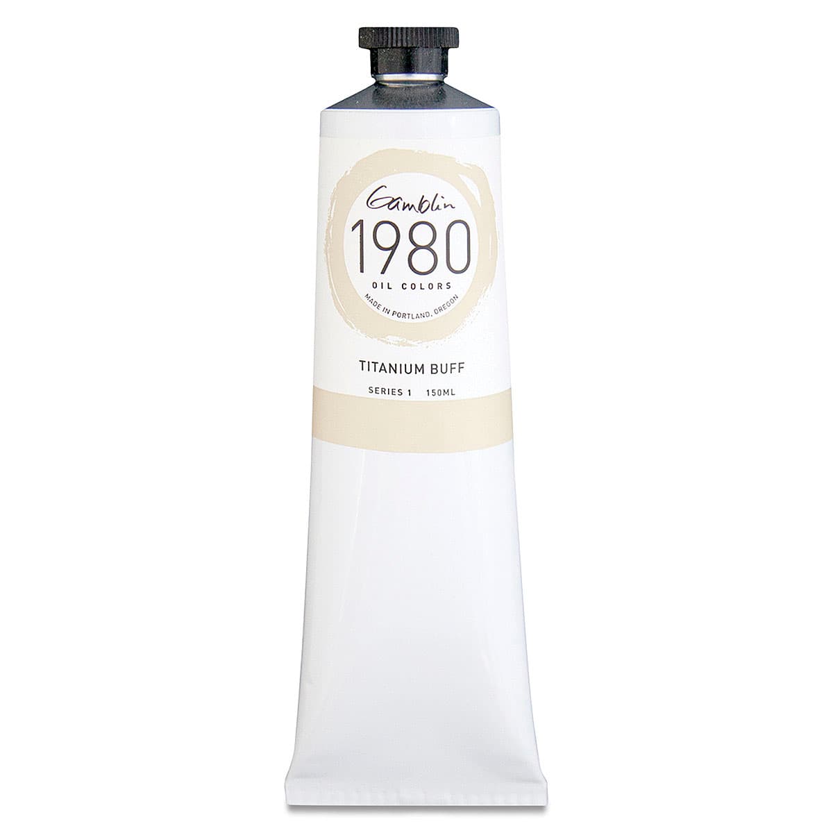 Gamblin 1980 Oils - Titanium Buff, 150 ml tube