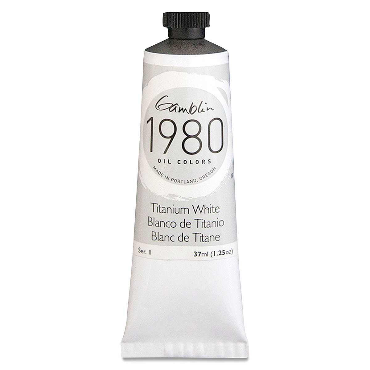 Gamblin 1980 Oils - Titanium White, 37 ml tube