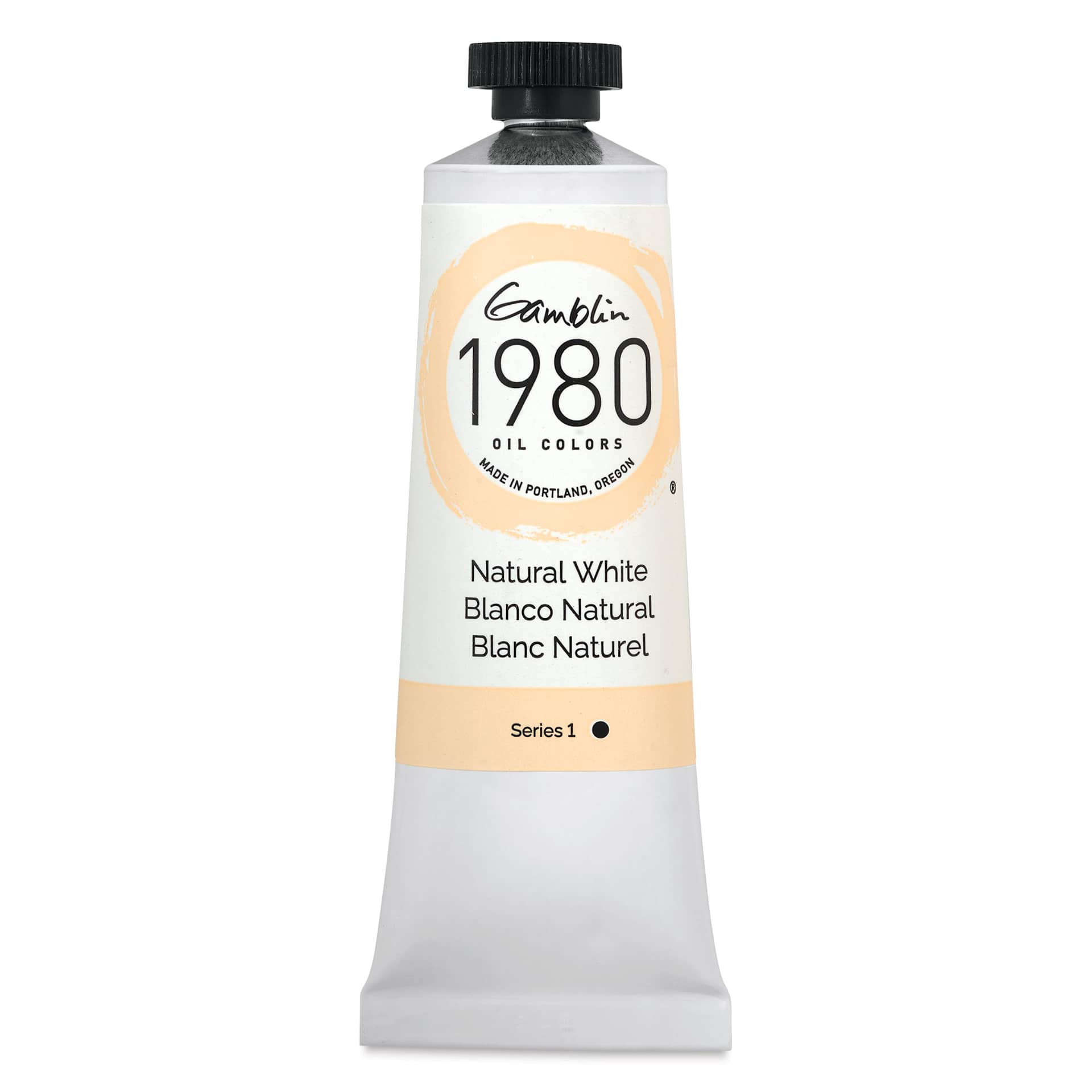Gamblin 1980 Oils - Natural White, 37 ml tube