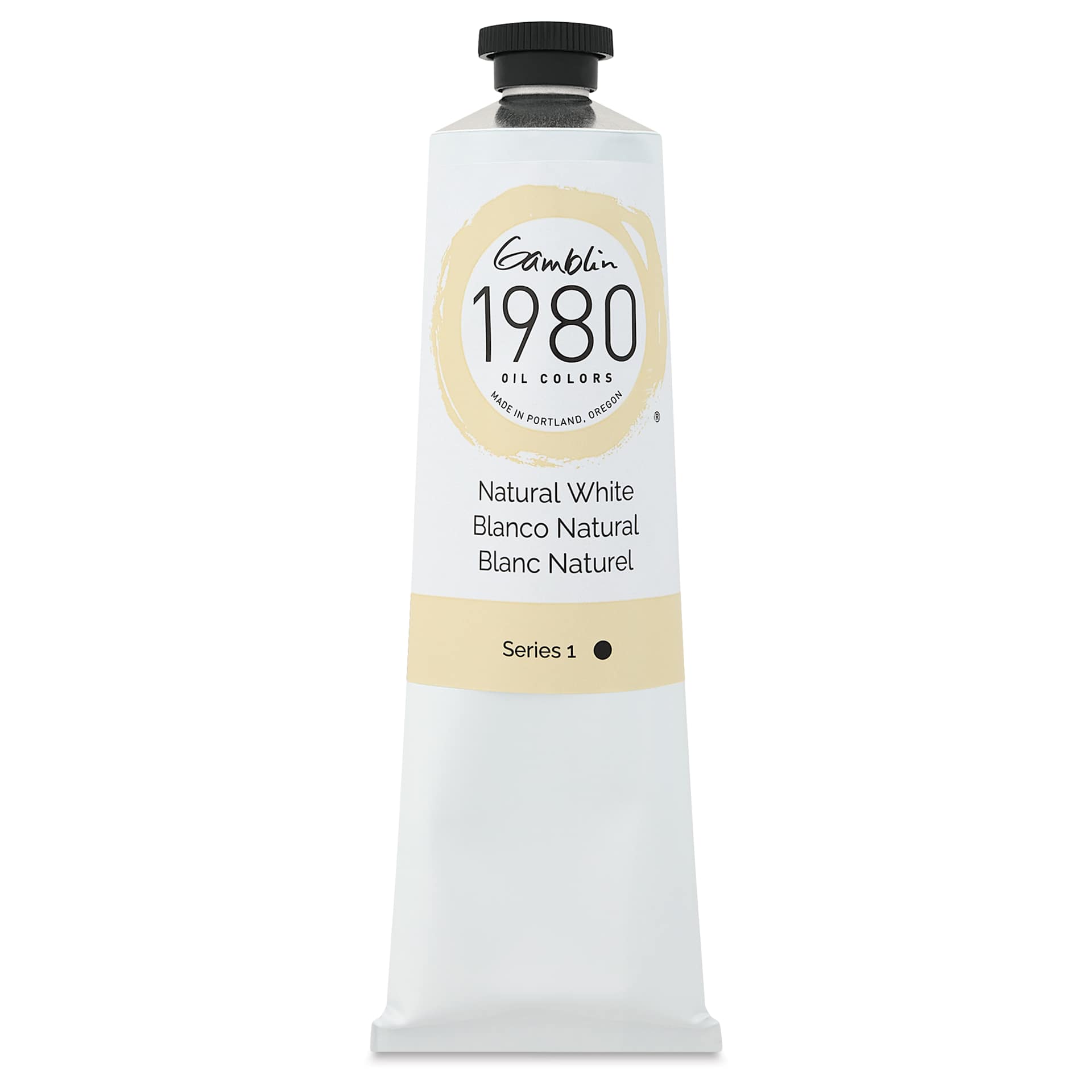 Gamblin 1980 Oils - Natural White, 150 ml tube