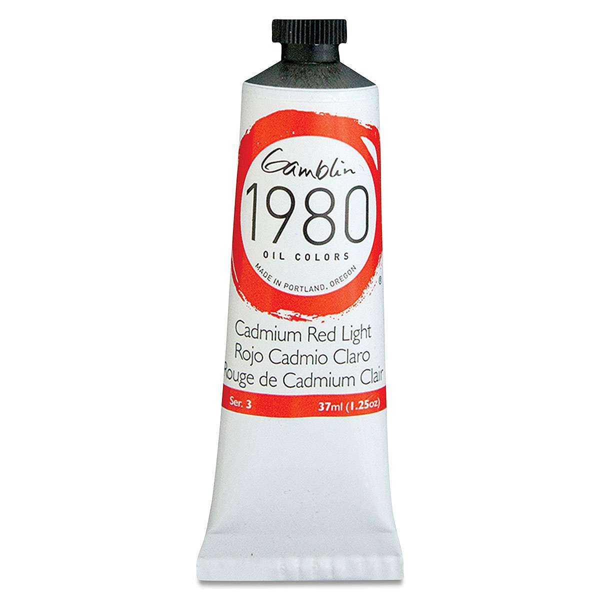 Gamblin 1980 Oils - Cadmium Red Light, 37 ml tube