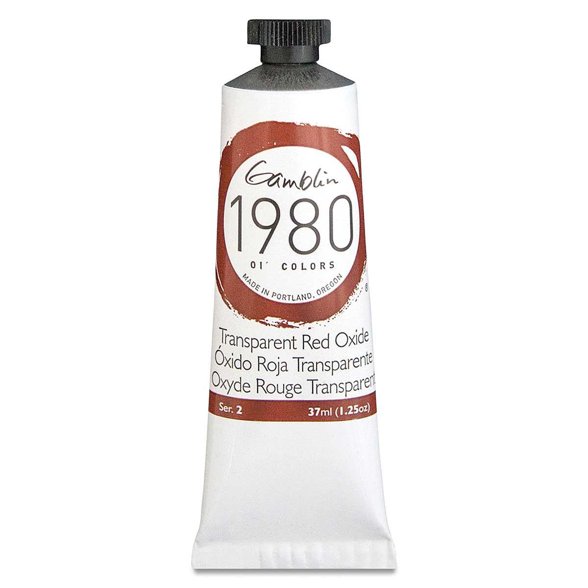 Gamblin 1980 Oils - Transparent Red Oxide 37 ml tube