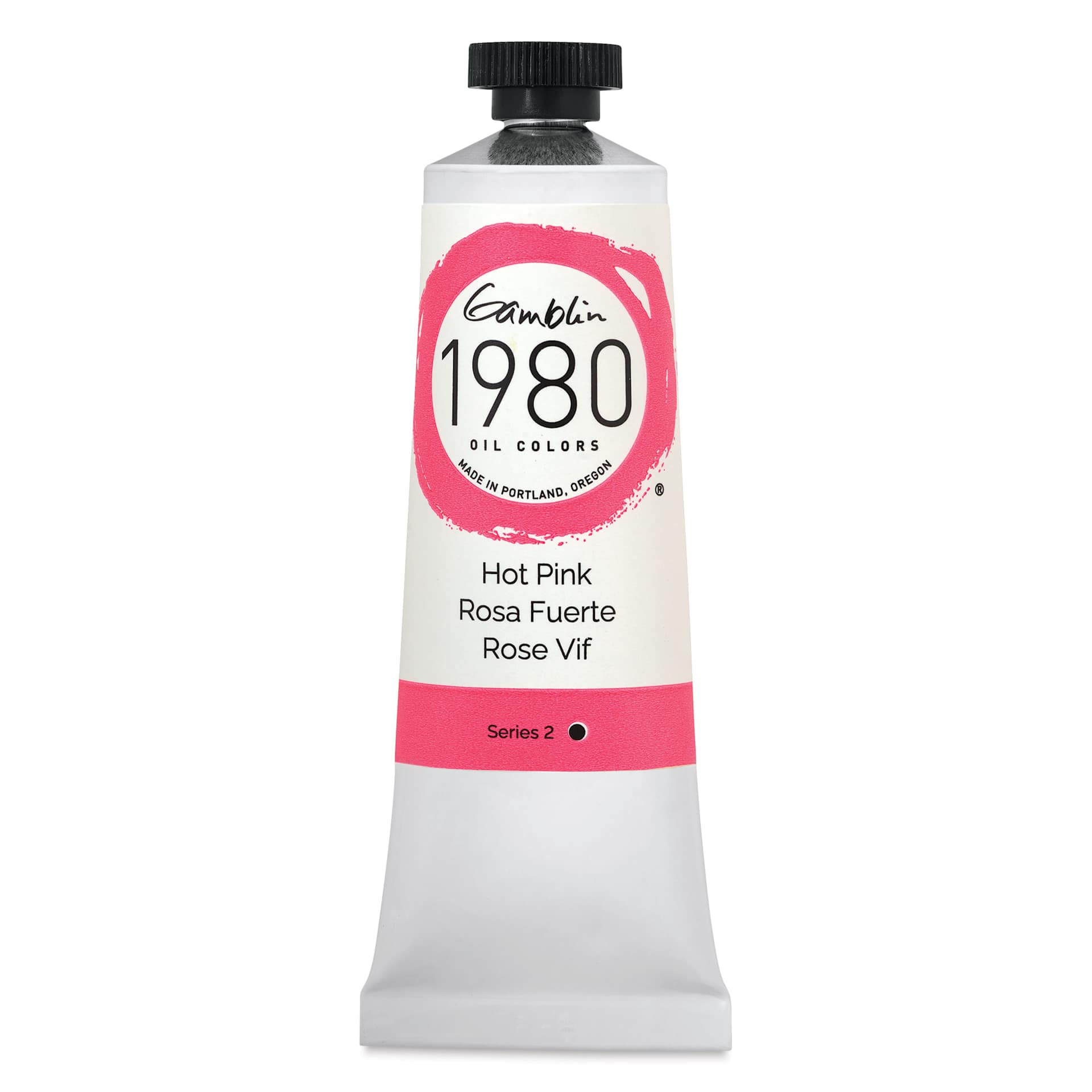 Gamblin 1980 Oils - Hot Pink, 37 ml tube