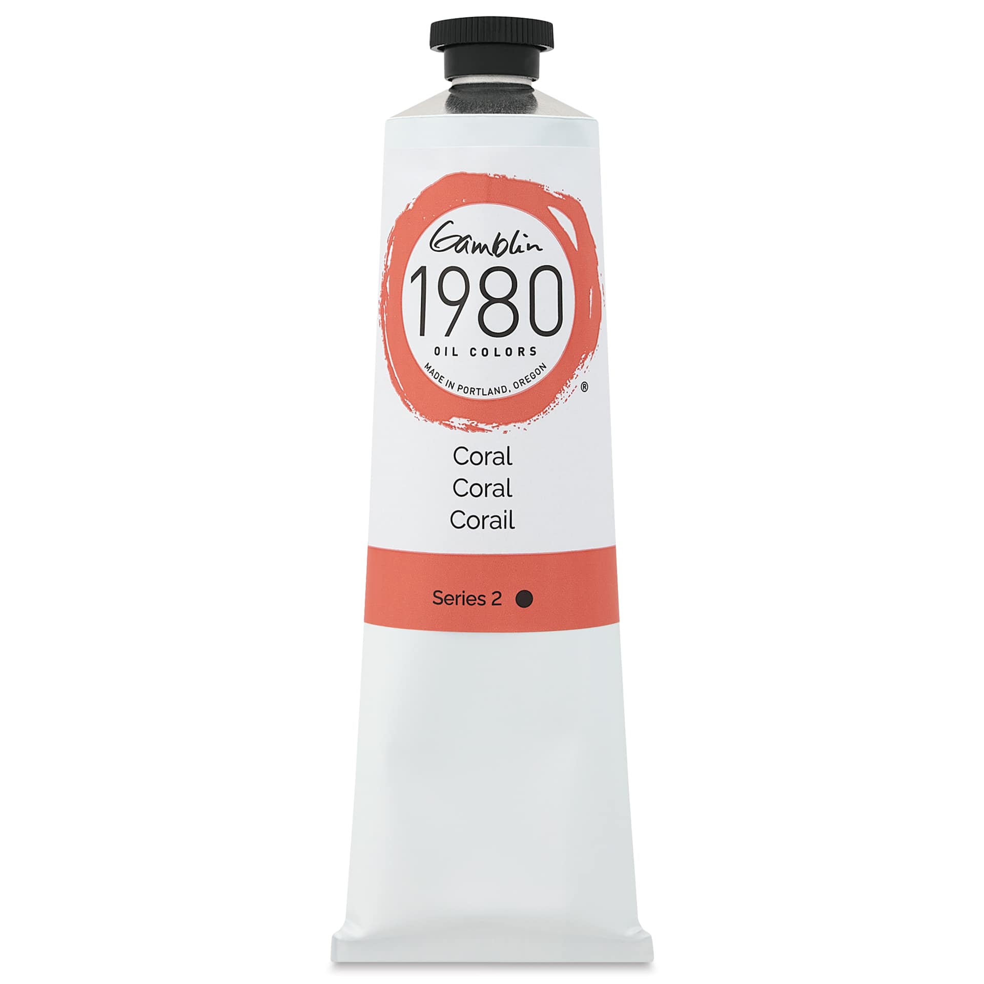 Gamblin 1980 Oils - Coral, 150 ml tube