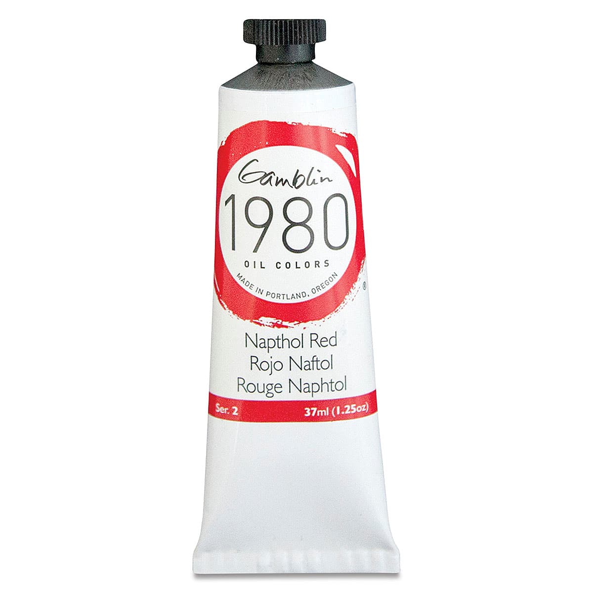 Gamblin 1980 Oils - Naphthol Red, 37 ml tube