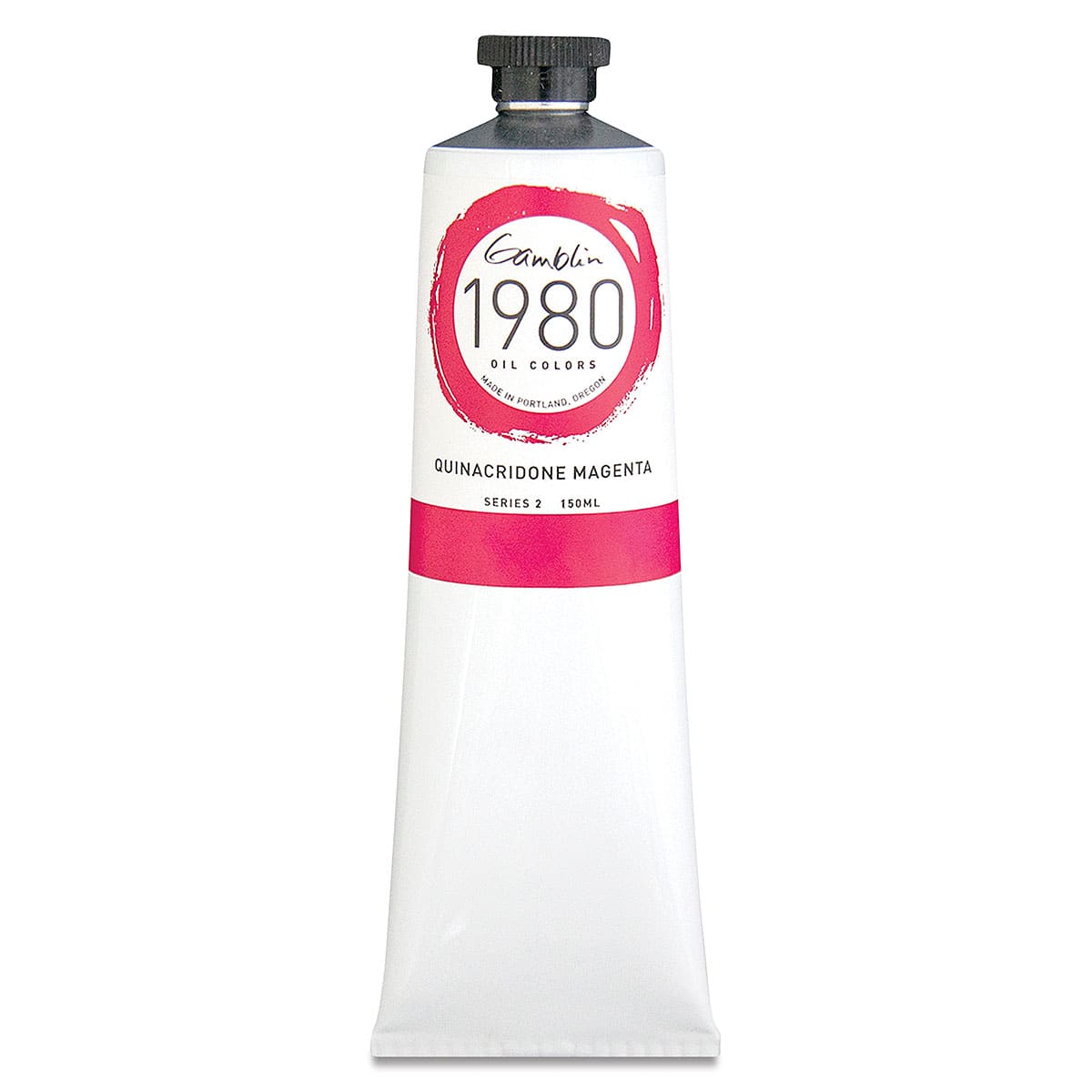 Gamblin 1980 Oils- Quinacridone Magenta, 150 ml tube