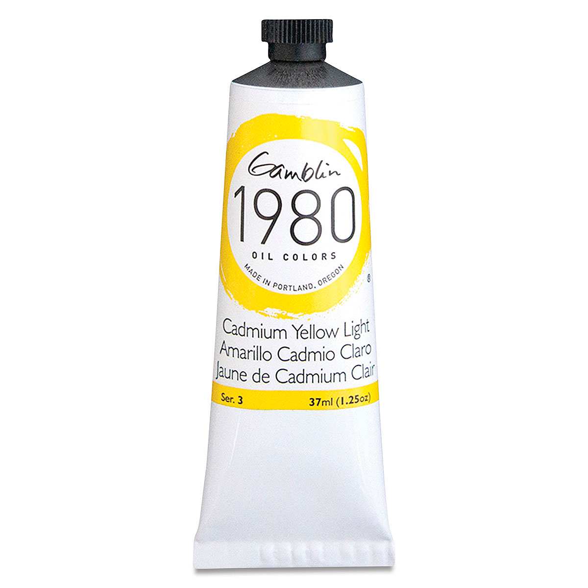 Gamblin 1980 Oils - Cadmium Yellow Light, 37 ml tube