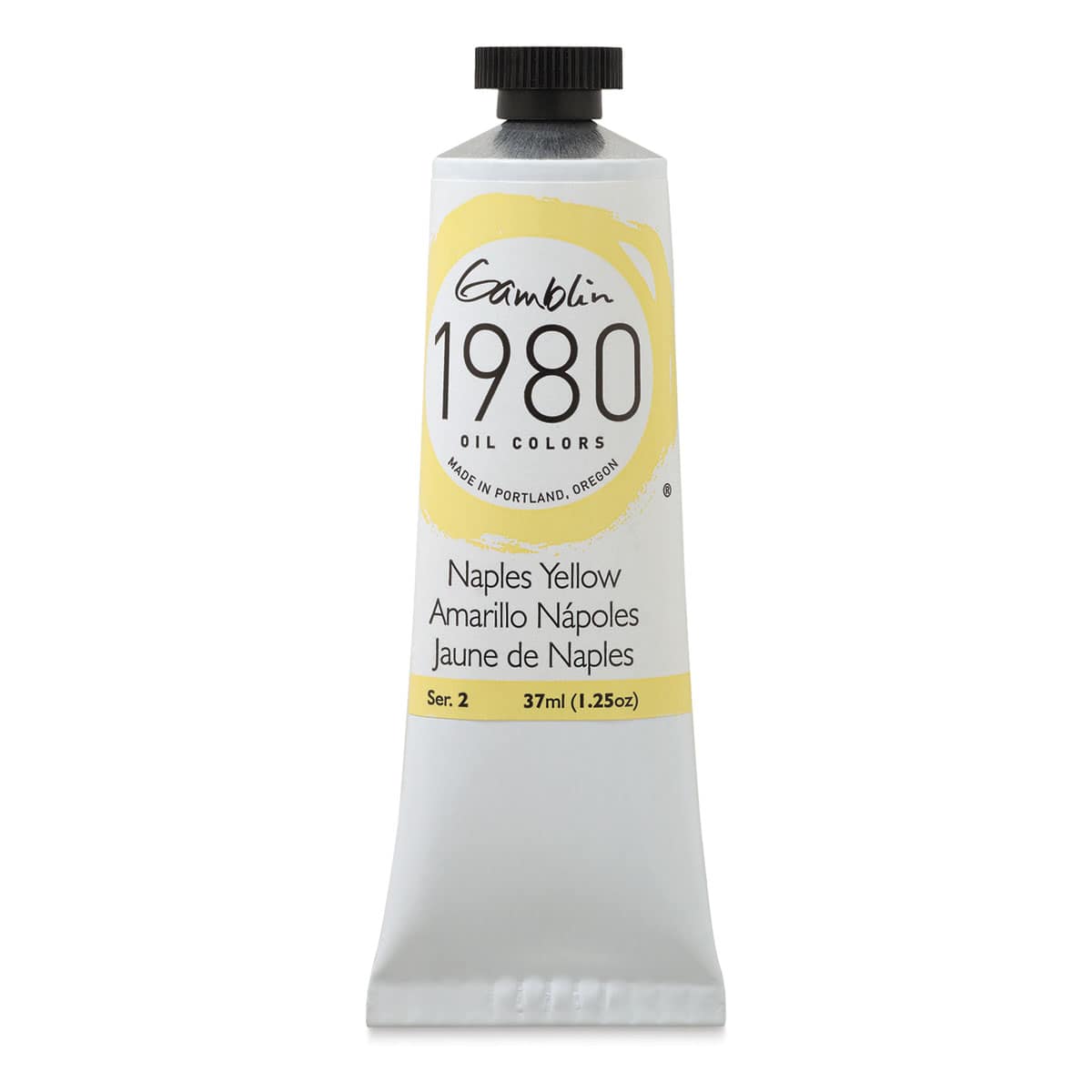 Gamblin 1980 Oils - Naples Yellow, 37 ml tube