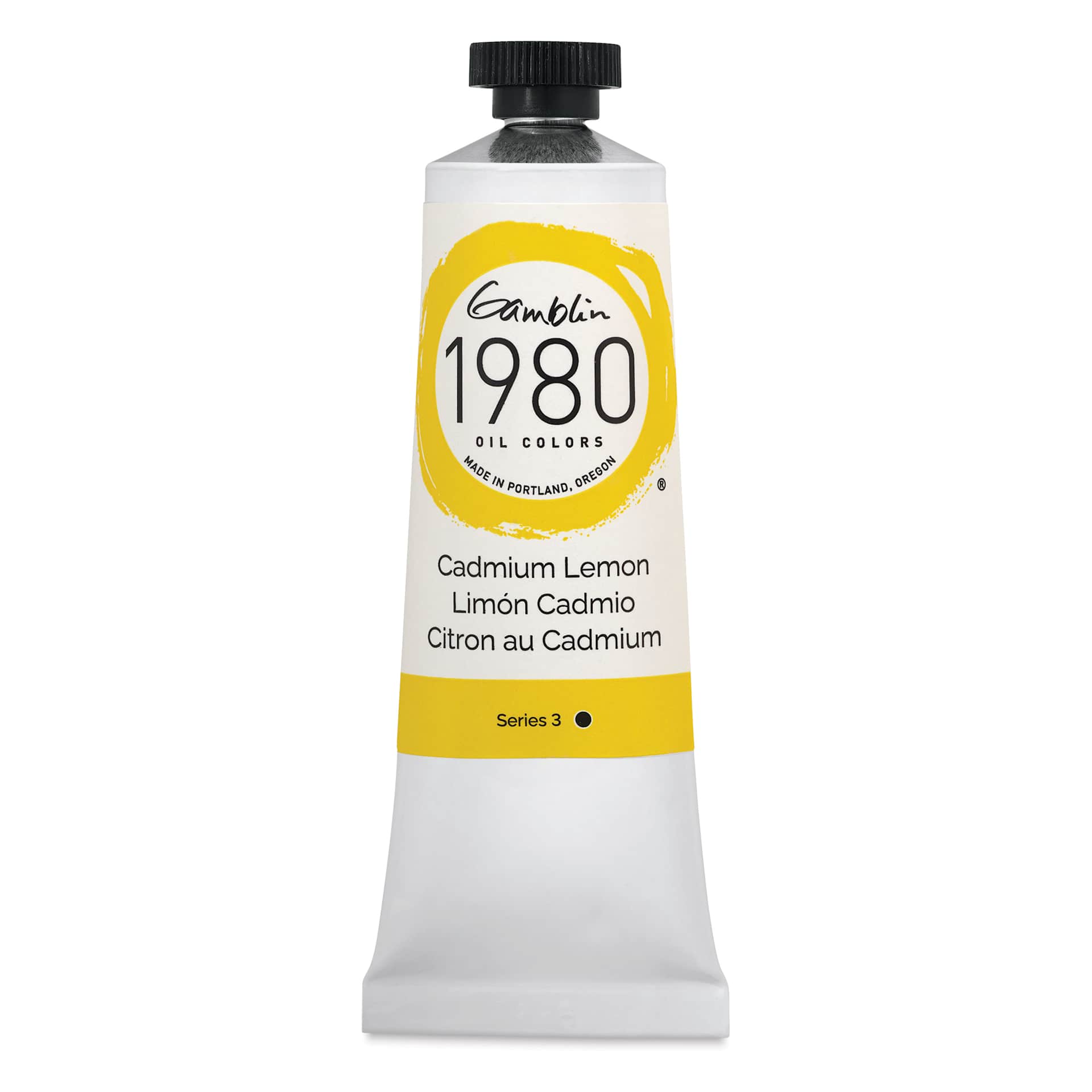 Gamblin 1980 Oils - Cadmium Lemon, 37 ml tube