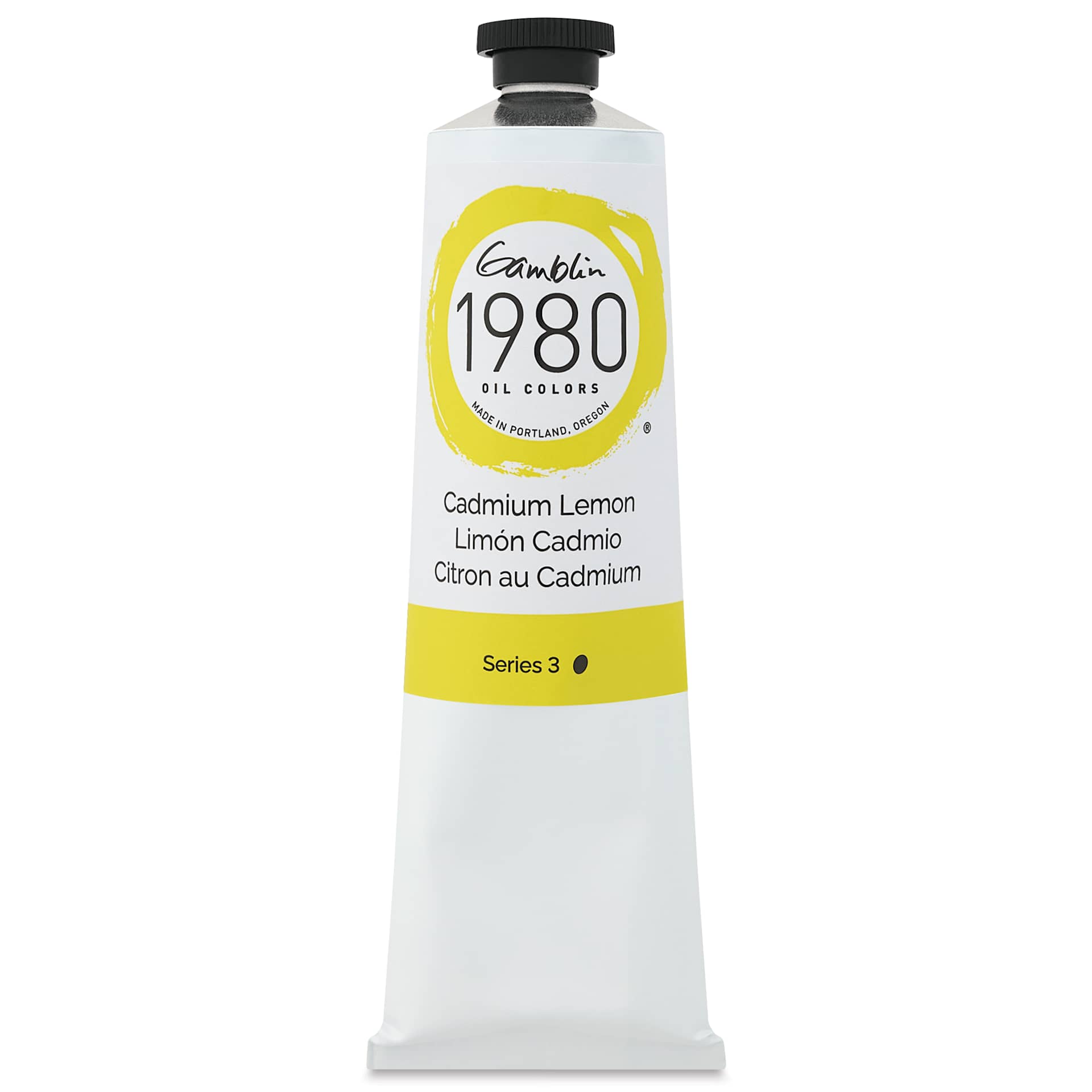 Gamblin 1980 Oils - Cadmium Lemon, 37 ml tube