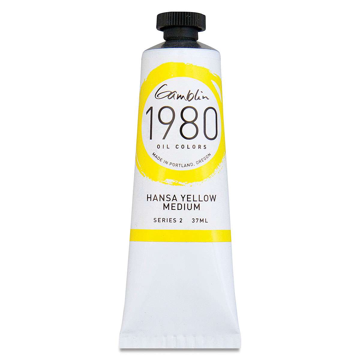 Gamblin 1980 Oils - Hansa Yellow Medium, 37 ml tube