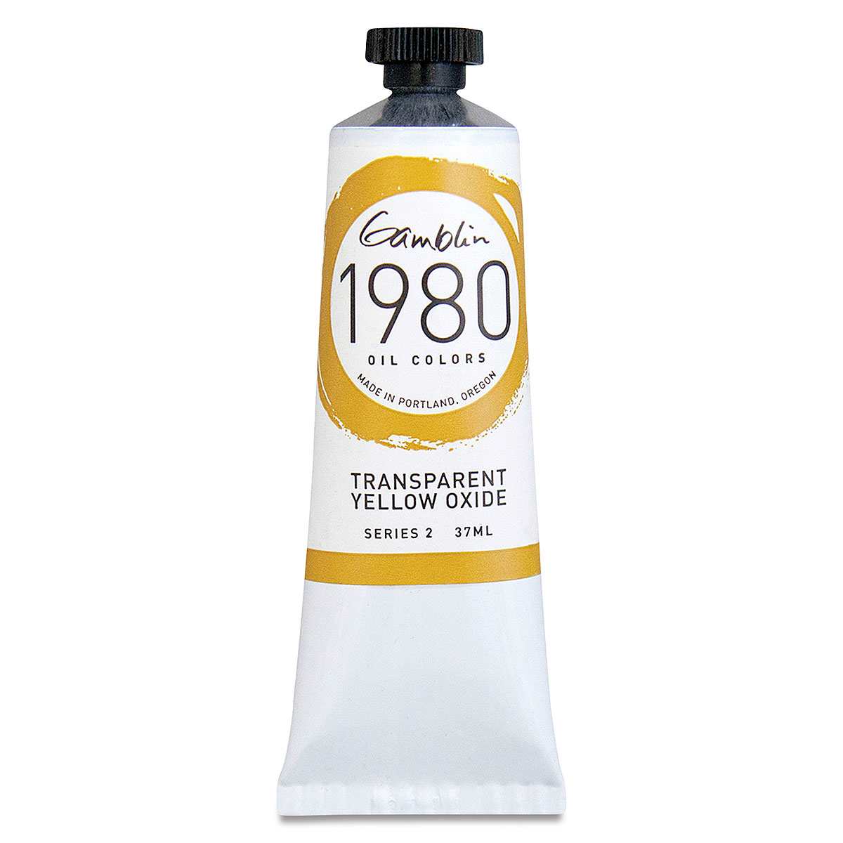 Gamblin 1980 Oils - Transparent Yellow Oxide, 37 ml tube