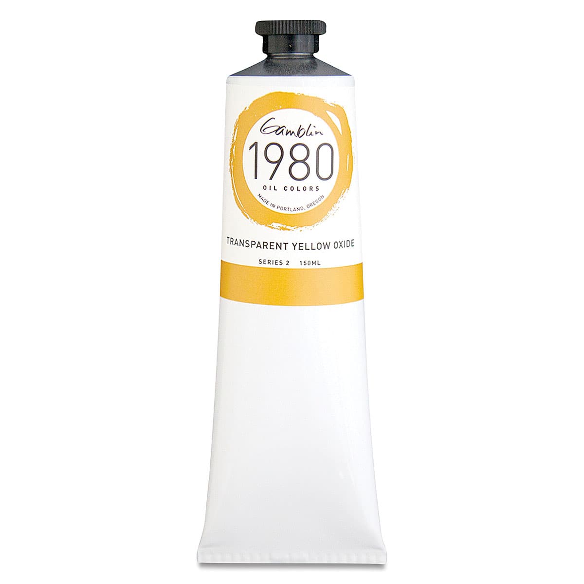 Gamblin 1980 Oils - Transparent Yellow Oxide, 150 ml tube