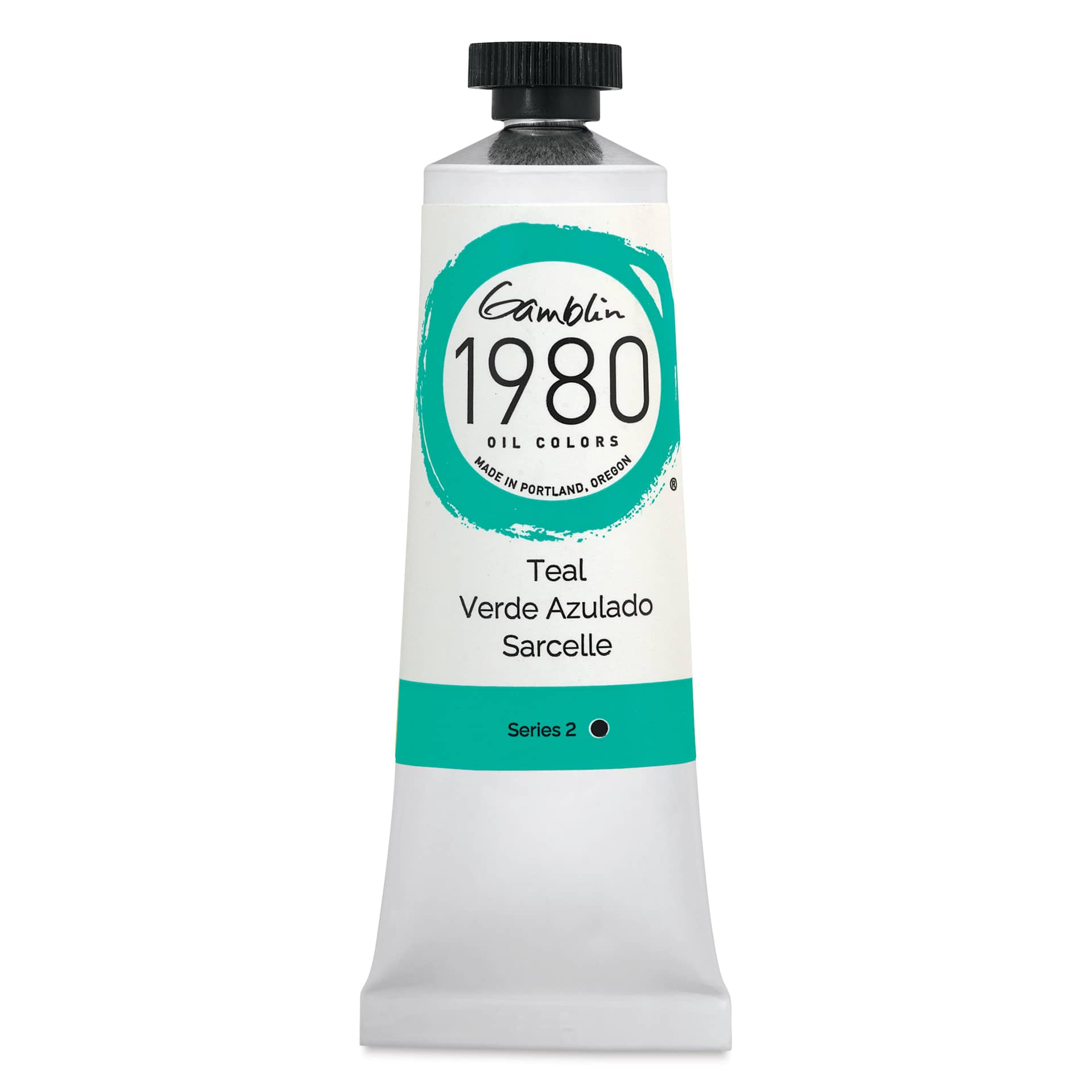 Gamblin 1980 Oils - Teal, 37 ml tube