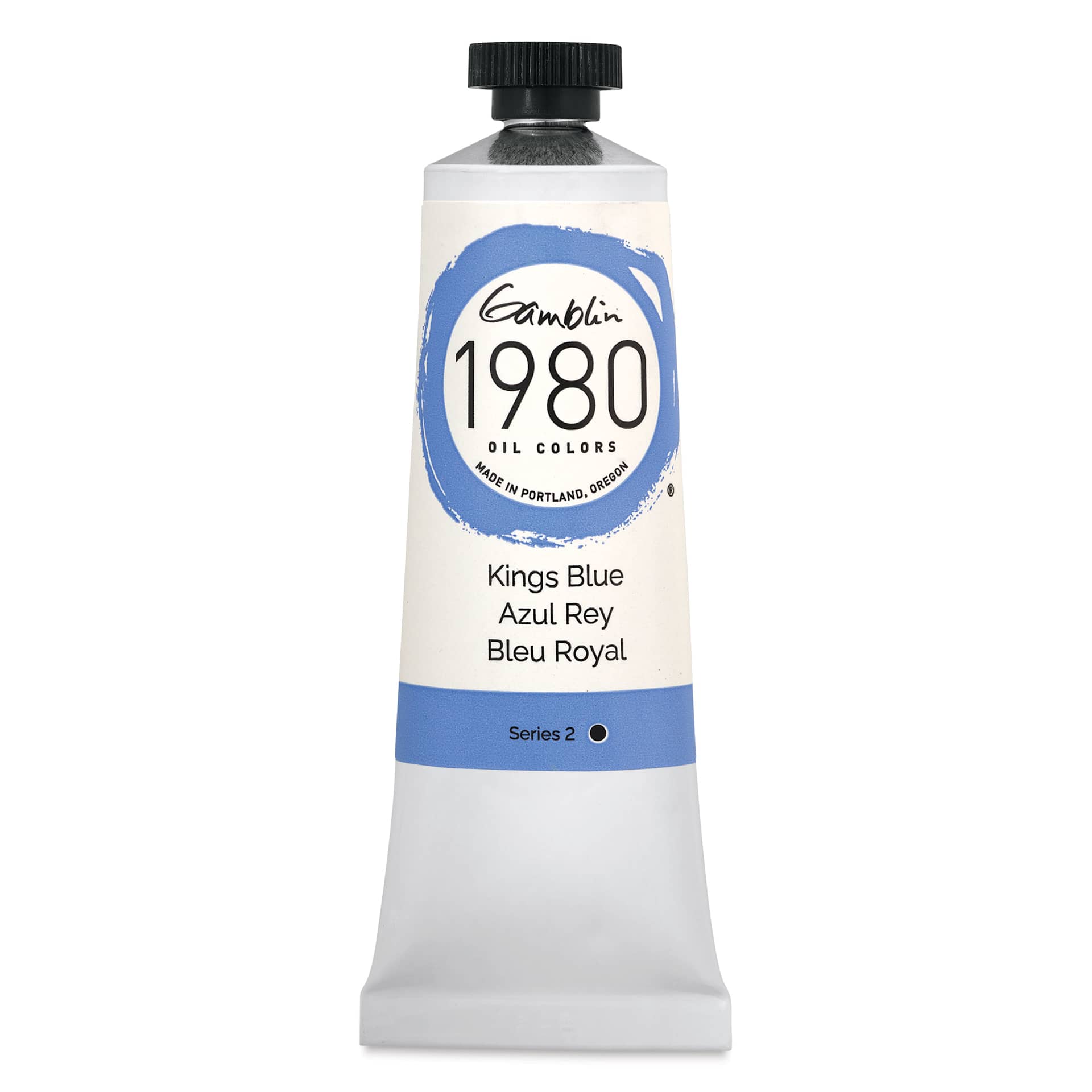 Gamblin 1980 Oils - Kings Blue, 37 ml tube