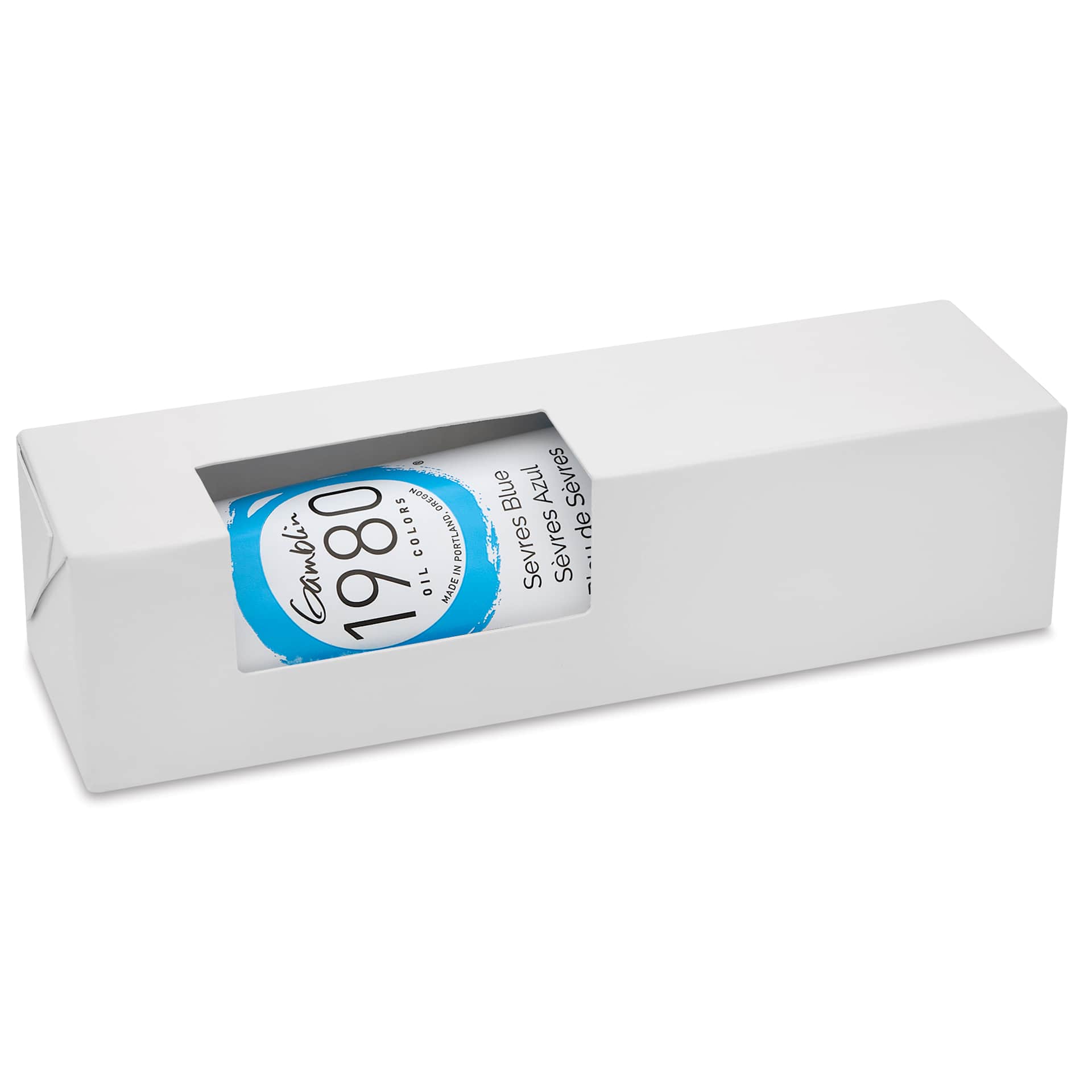 Gamblin 1980 Oils - Sevres Blue, 150 ml tube in packaging
