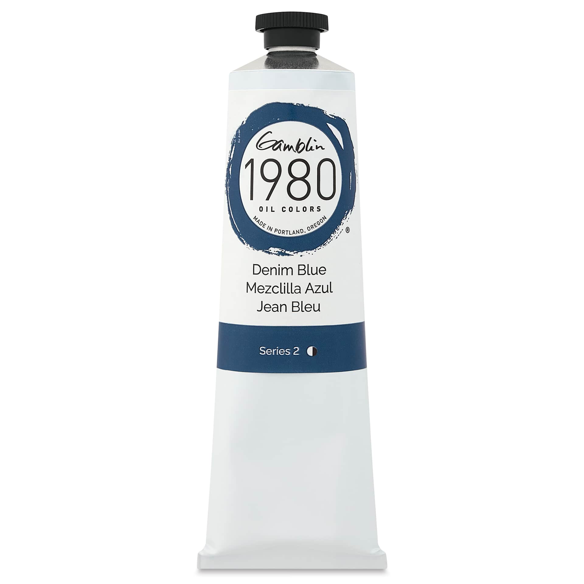 Gamblin 1980 Oils - Denim Blue, 150 ml tube