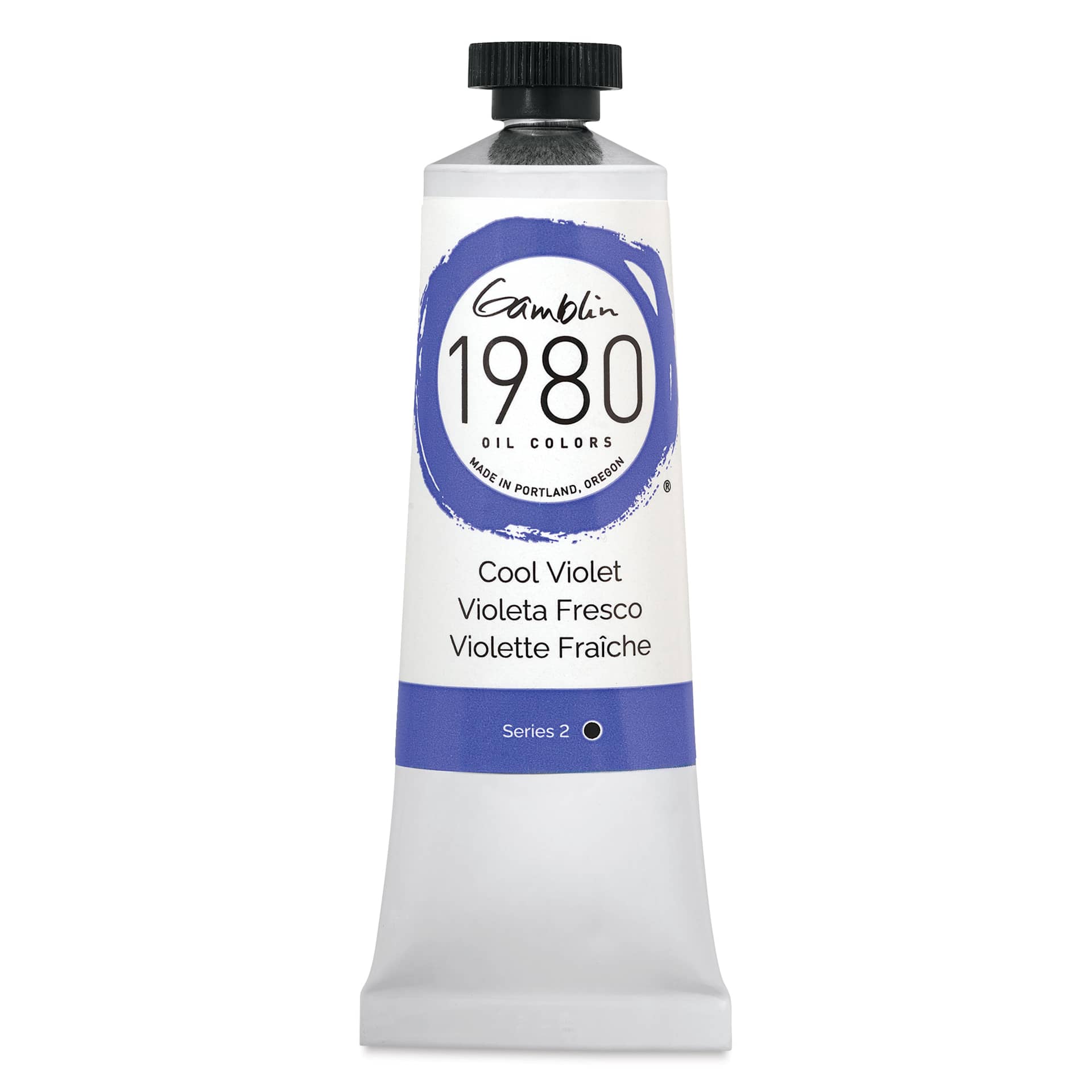 Gamblin 1980 Oils - Cool Violet, 37 ml tube