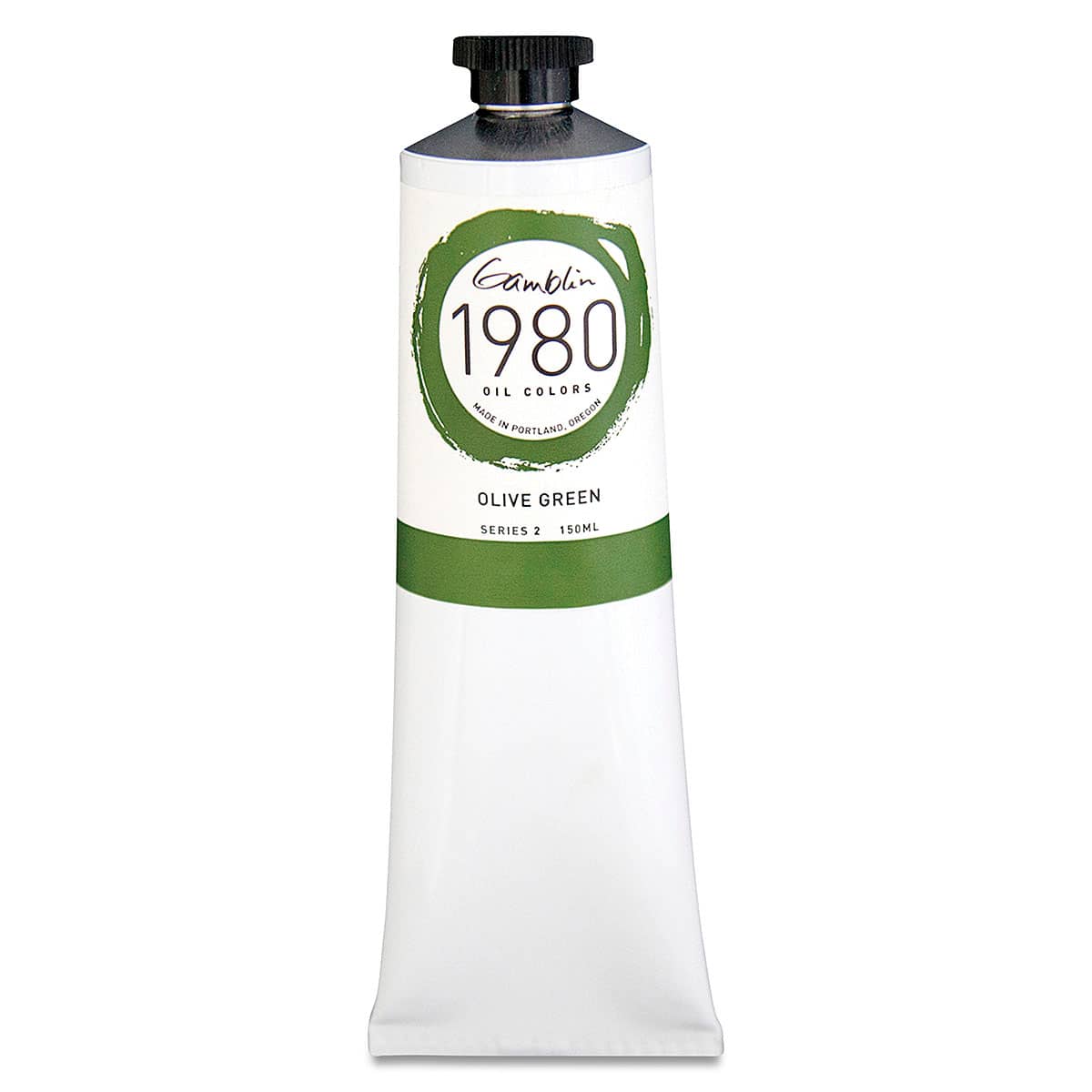 Gamblin 1980 Oils - Olive Green, 150 ml tube